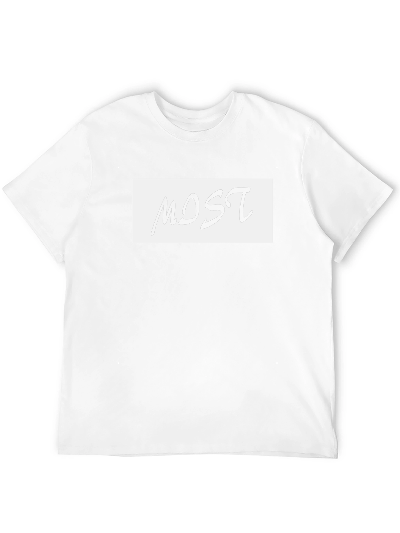 Modern Most Graphic Print Black T-Shirt