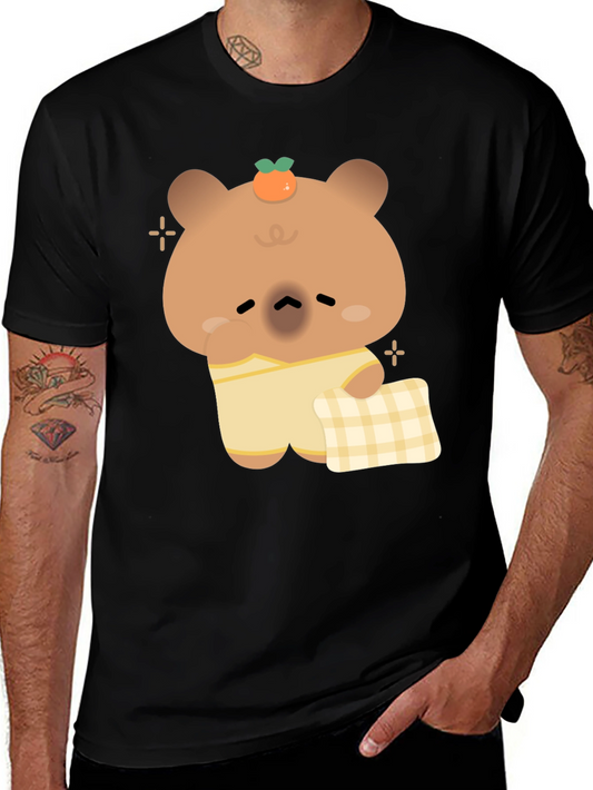 Cute Bear Pajama T-Shirt - Relaxed Sleepwear Style