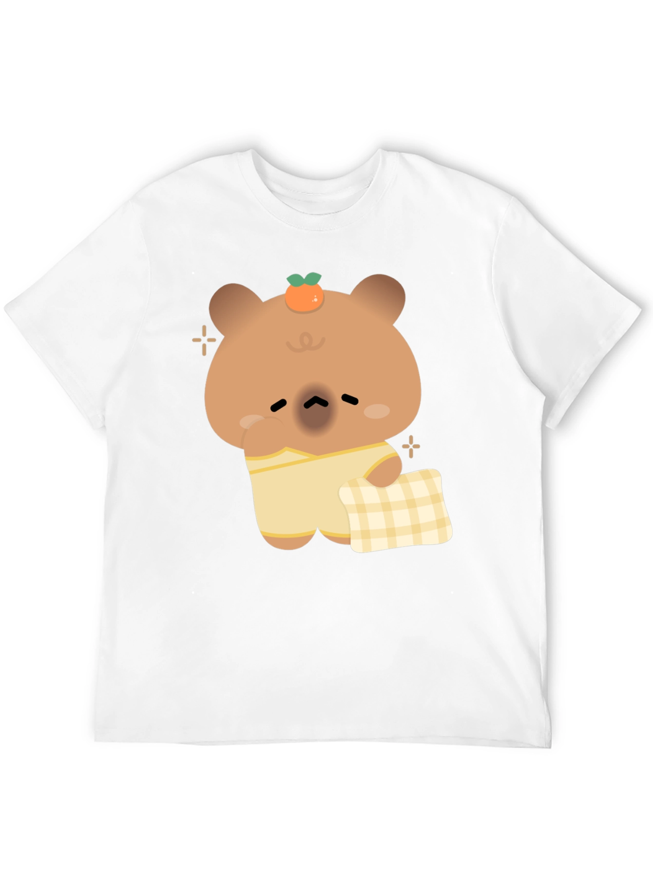 Cute Bear Pajama T-Shirt - Relaxed Sleepwear Style