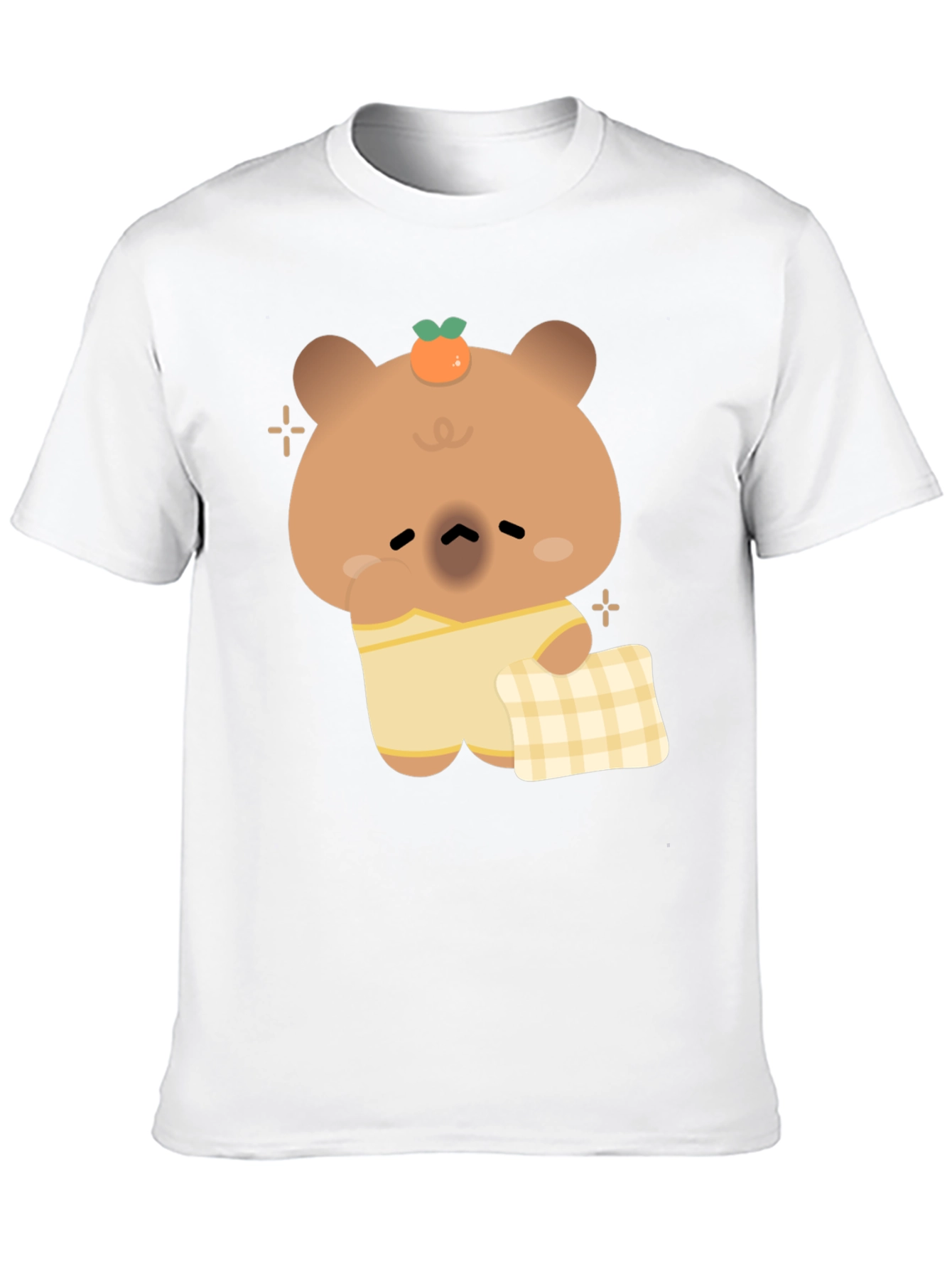 Cute Bear Pajama T-Shirt - Relaxed Sleepwear Style