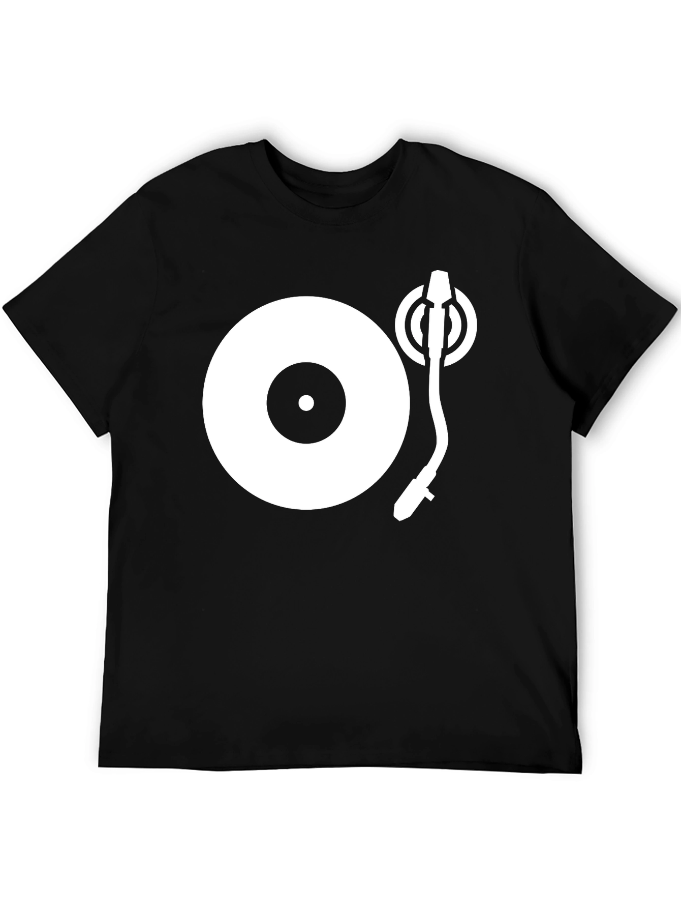 Turntable Graphic Black T-Shirt