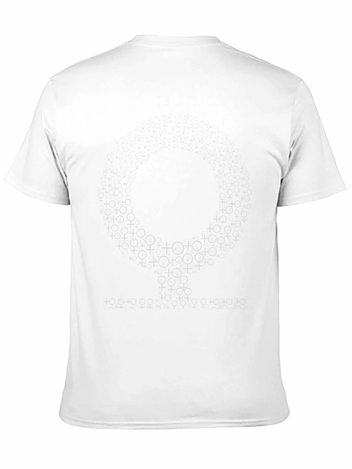Black T-Shirt with Female Symbol Design