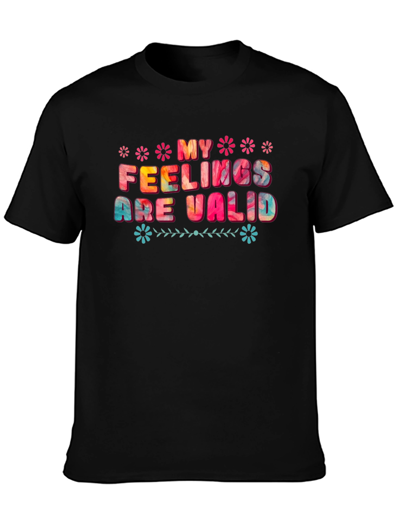 My Feelings Are Valid Graphic Tee - Black