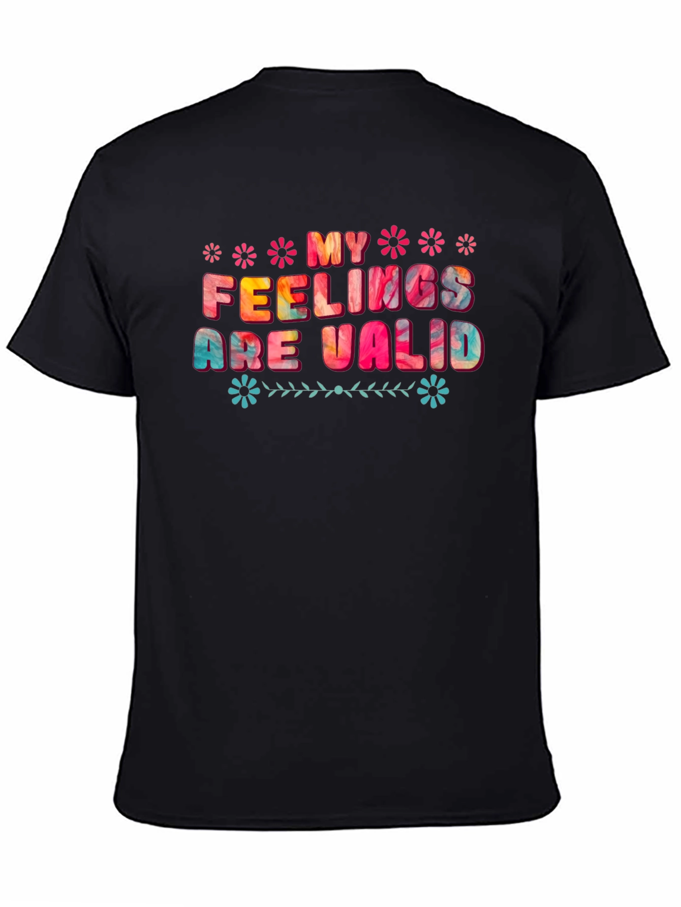 My Feelings Are Valid Graphic Tee - Black