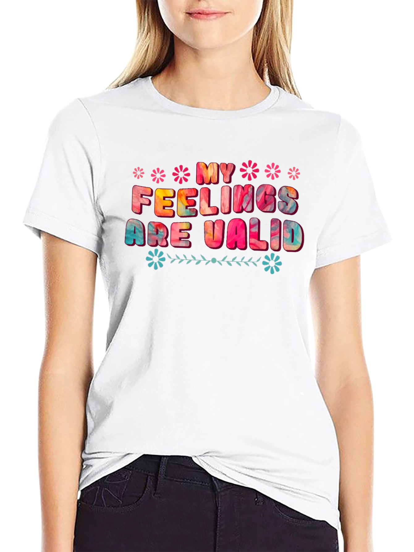 My Feelings Are Valid Graphic Tee - Black
