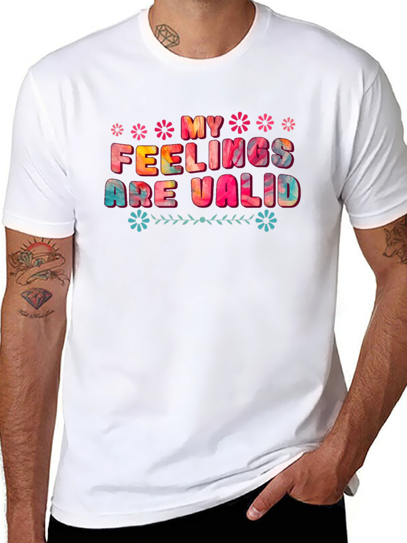 My Feelings Are Valid Graphic Tee - Black