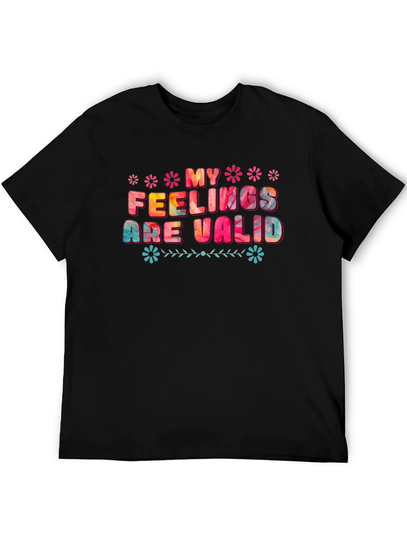 My Feelings Are Valid Graphic Tee - Black
