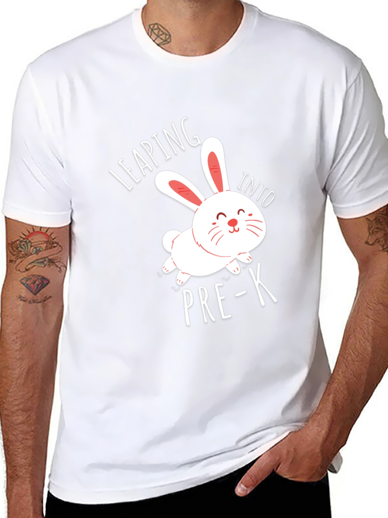 Leaping into Pre-K Bunny T-Shirt