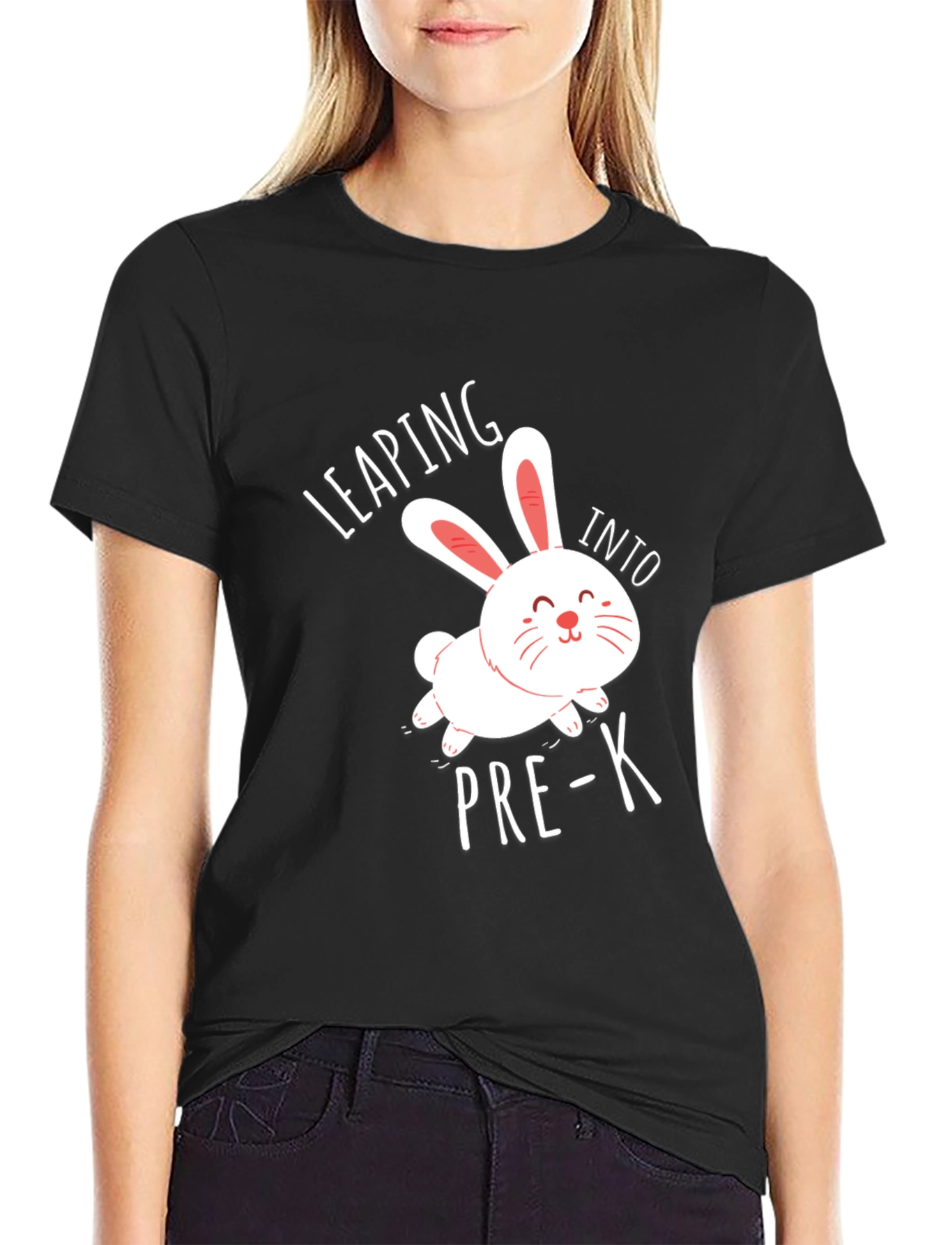 Leaping into Pre-K Bunny T-Shirt