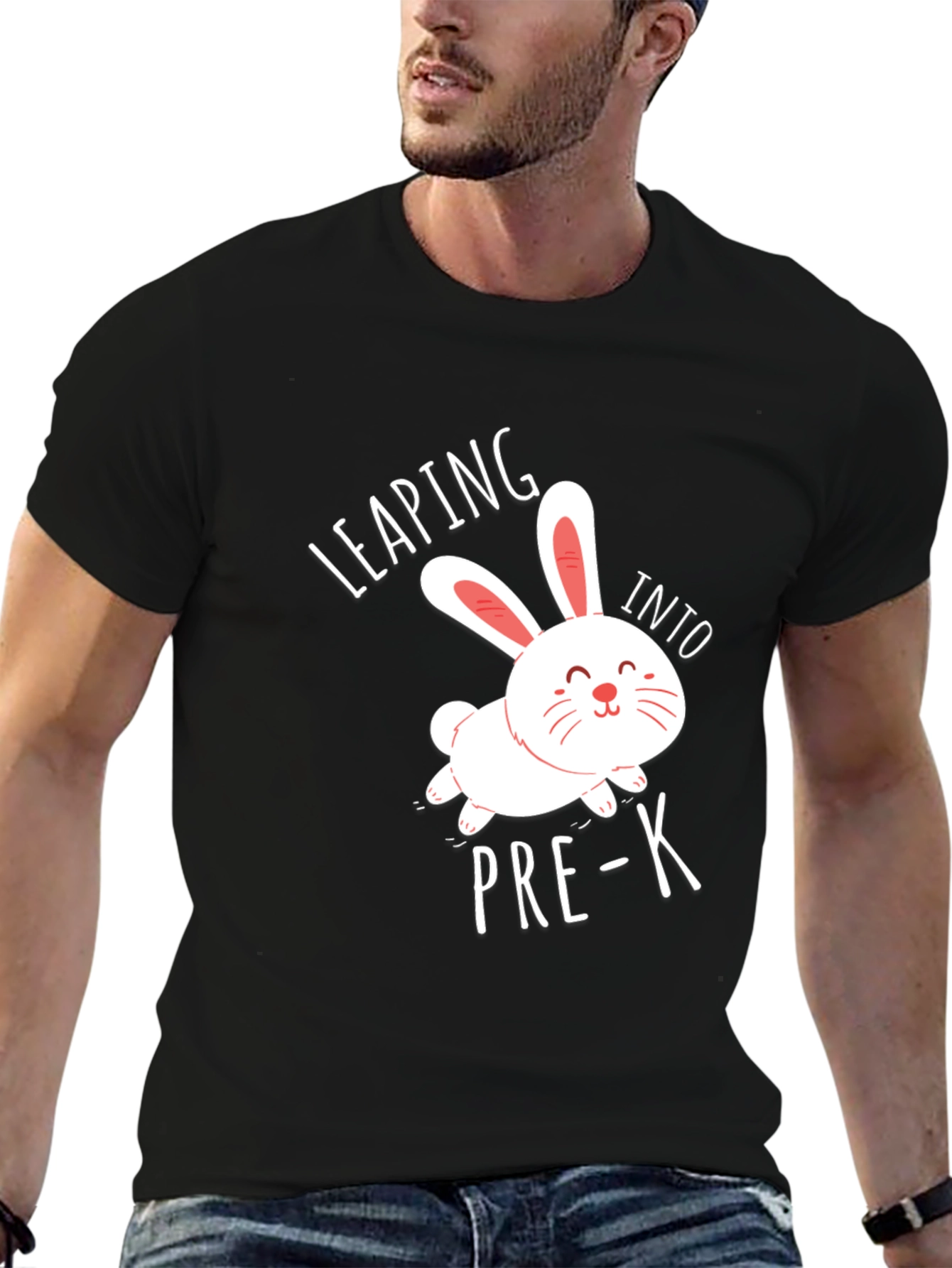 Leaping into Pre-K Bunny T-Shirt