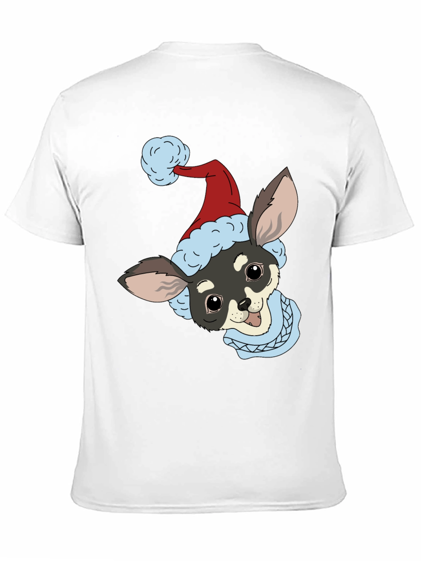 Christmas Dog Graphic Tee - Holiday Style