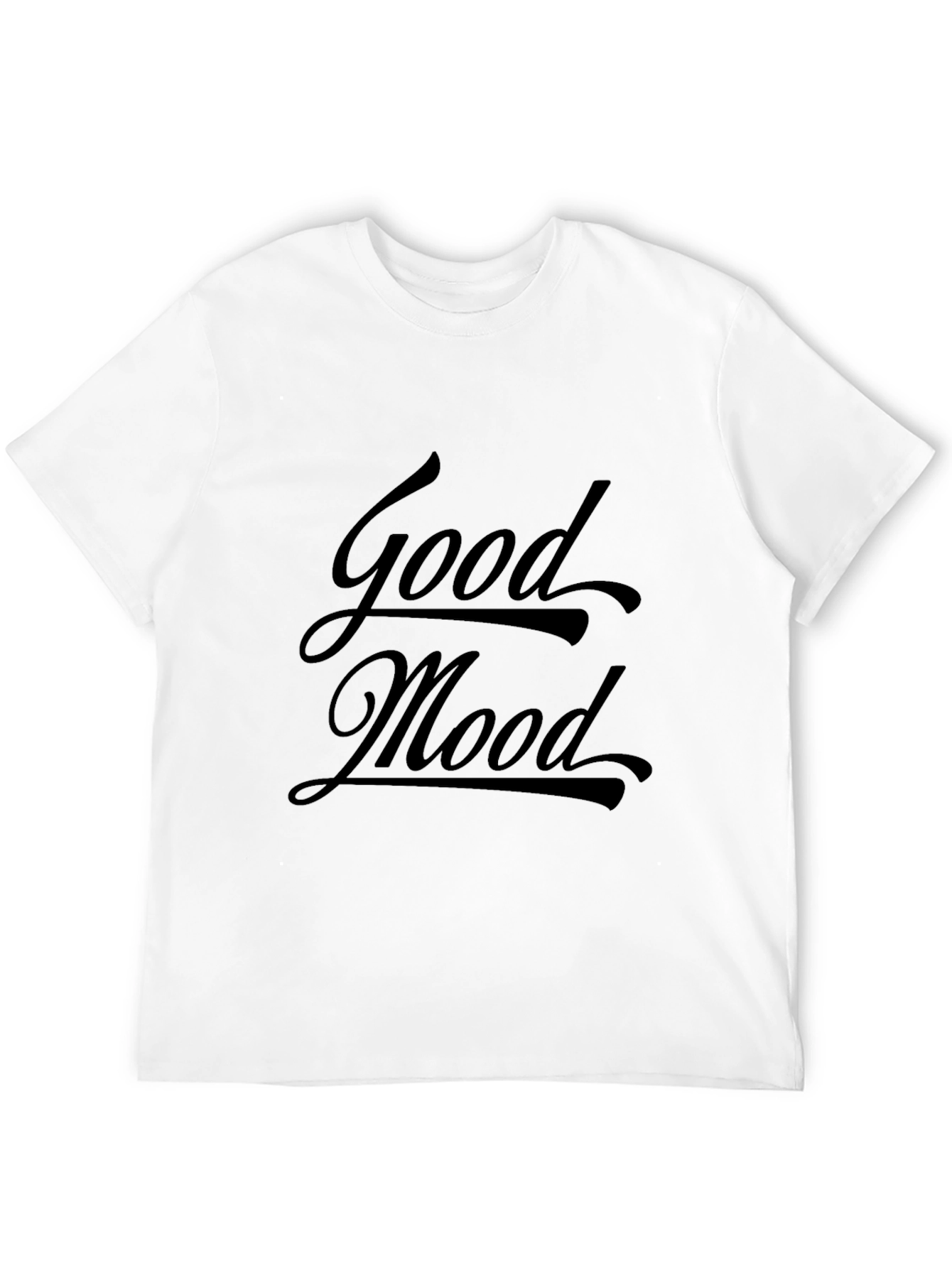 Good Mood Black T-Shirt - Stylish & Comfy