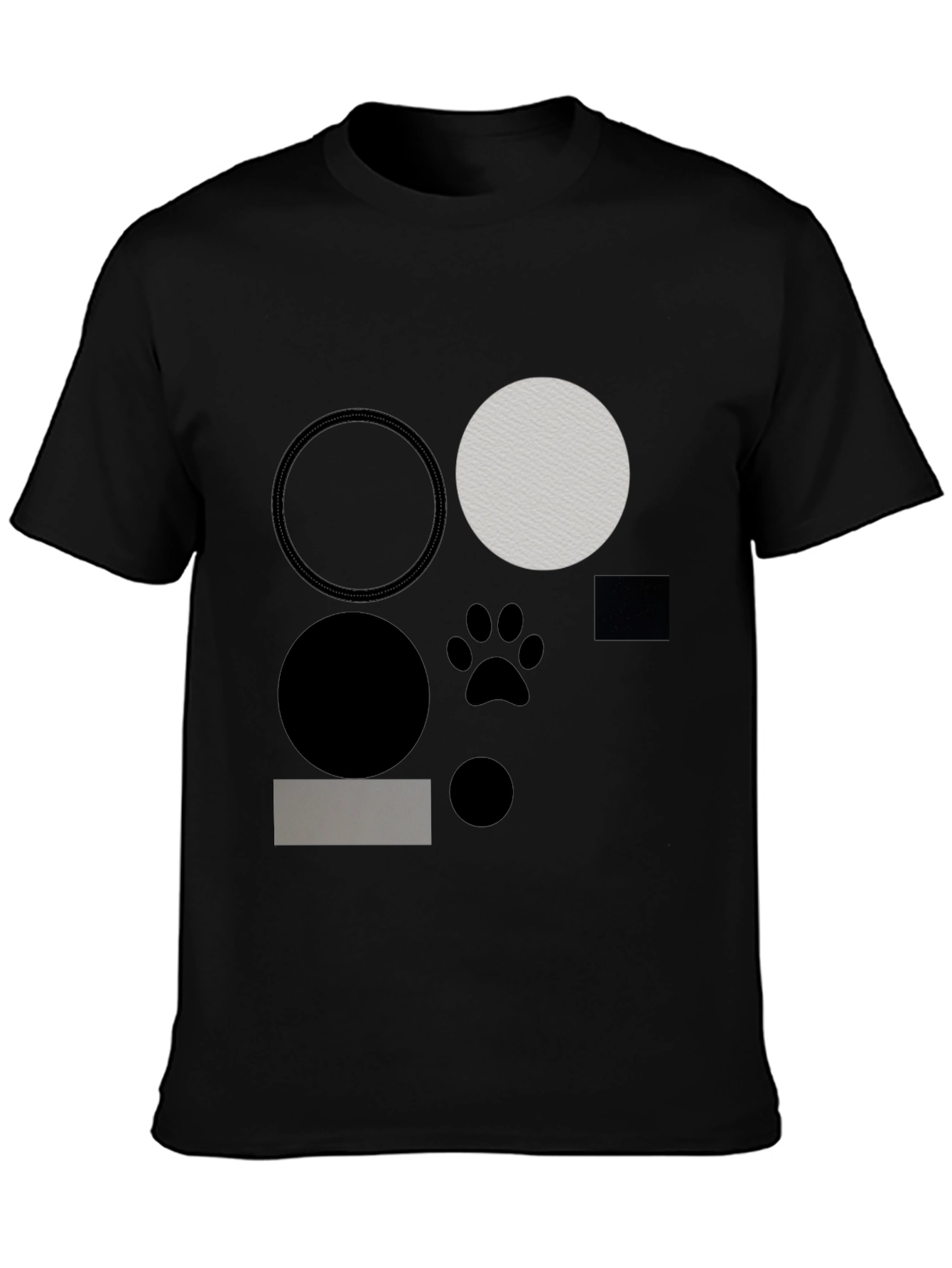 Abstract Geometric Graphic Print Tee