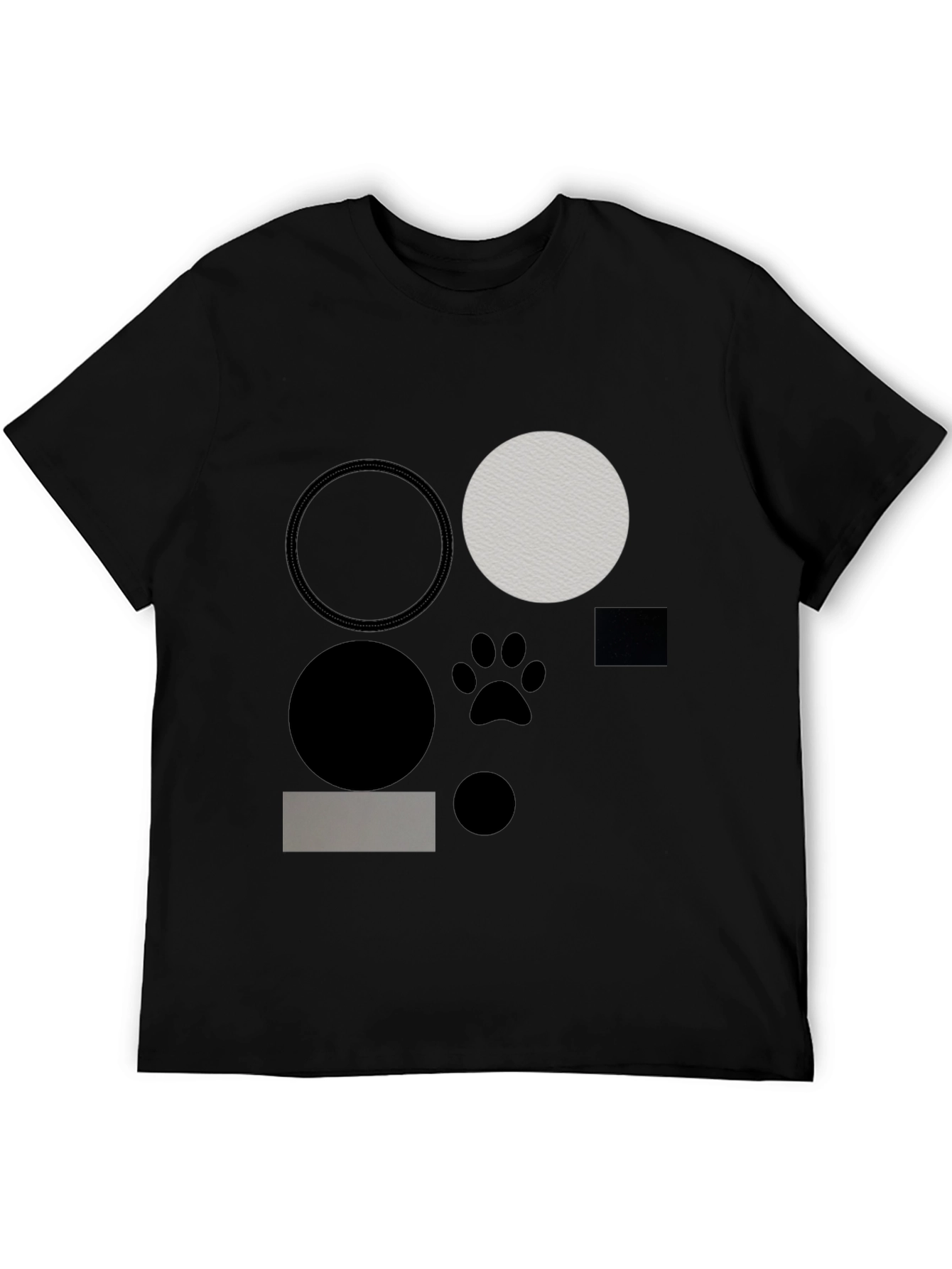 Abstract Geometric Graphic Print Tee