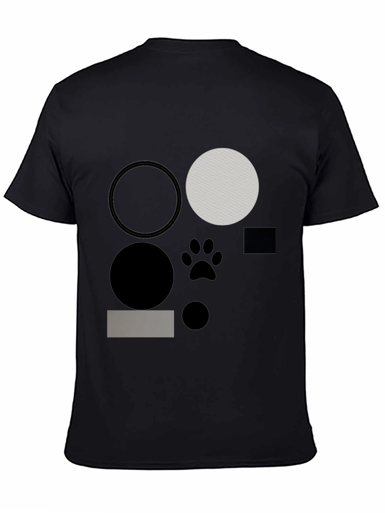 Abstract Geometric Graphic Print Tee