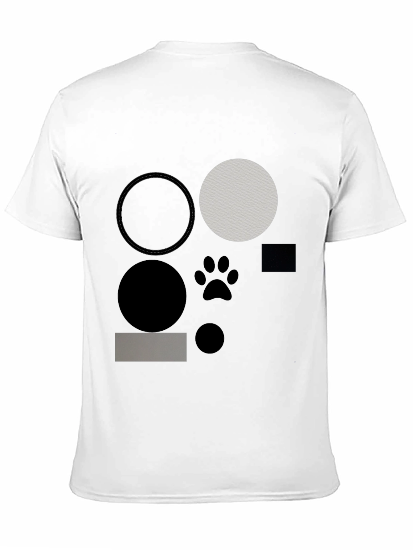 Abstract Geometric Graphic Print Tee