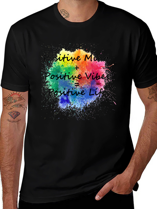 Positive Mind Positive Vibes Graphic Tee