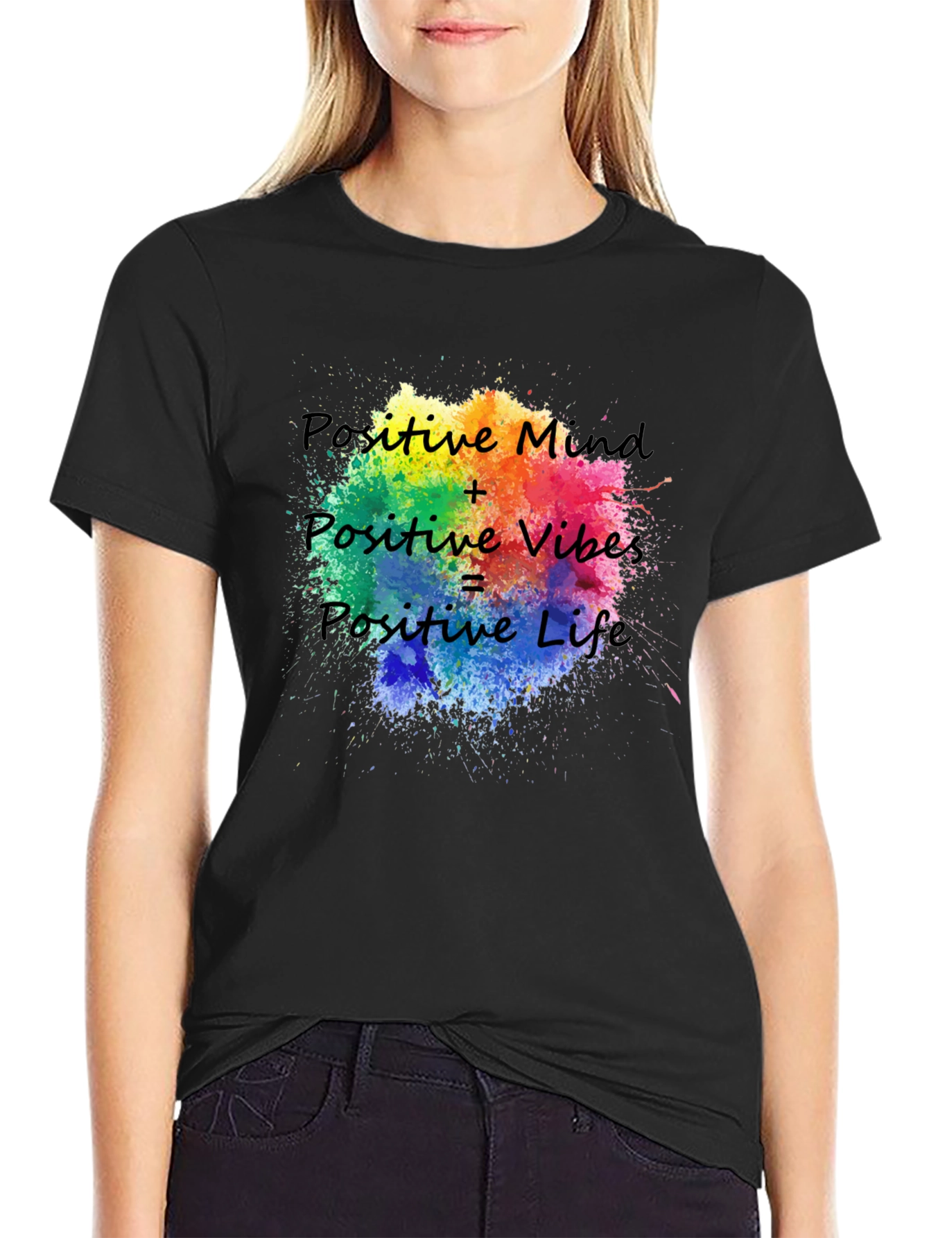 Positive Mind Positive Vibes Graphic Tee