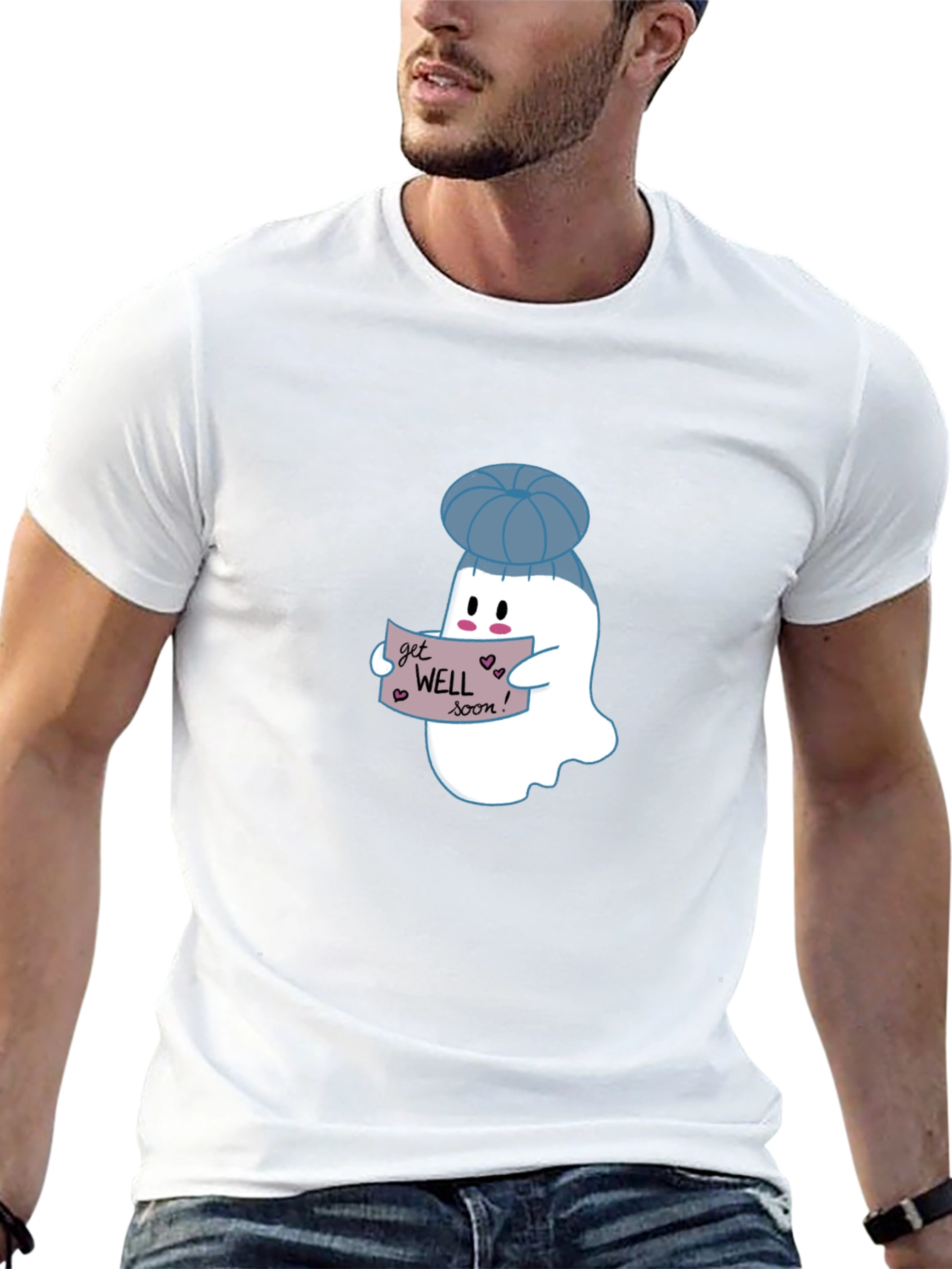Cute Ghost Get Well Soon T-Shirt