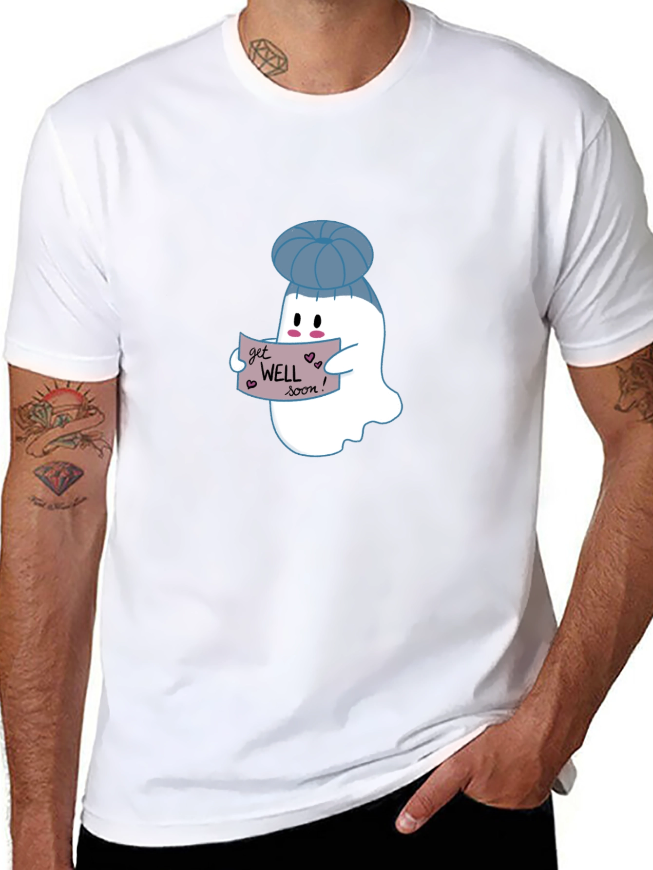 Cute Ghost Get Well Soon T-Shirt