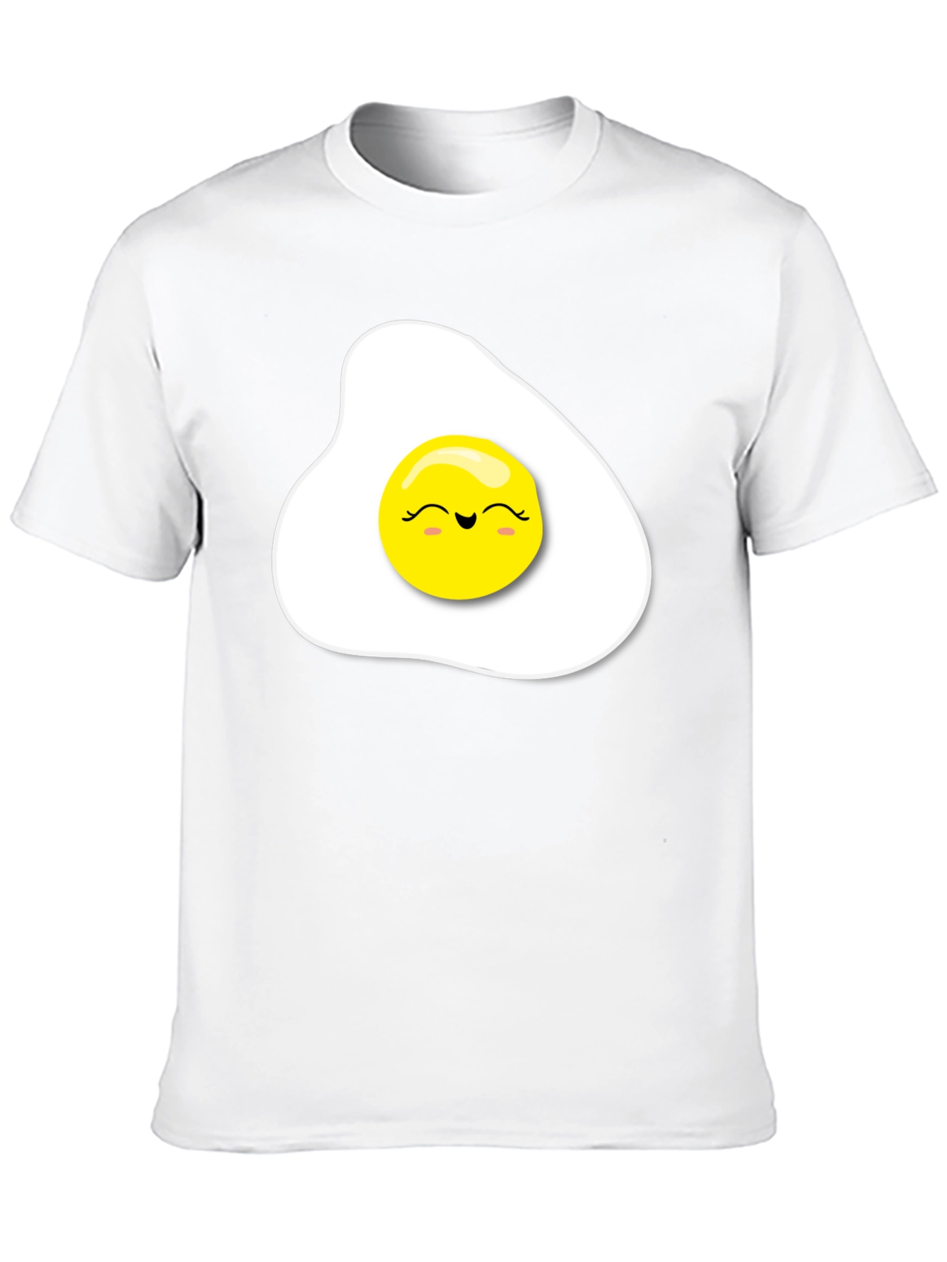 Sunny Side Up Egg Graphic Tee - Black T-Shirt