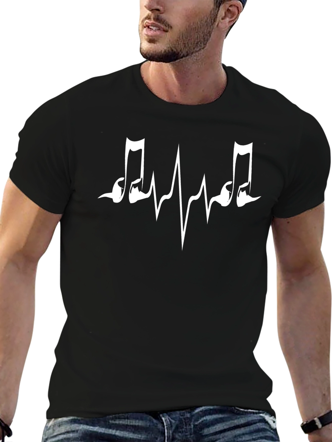 Music Lovers Heartbeat T-Shirt