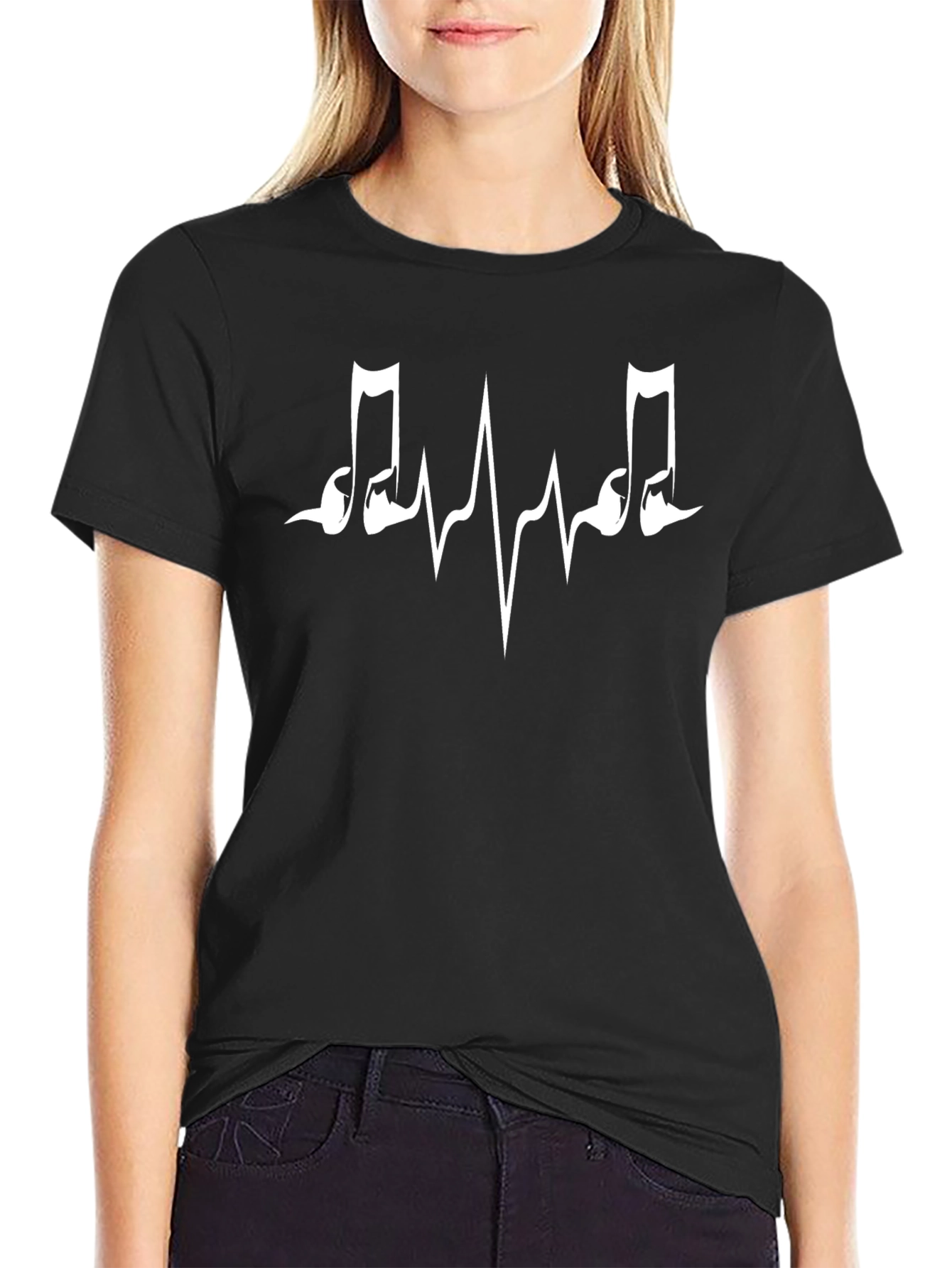 Music Lovers Heartbeat T-Shirt