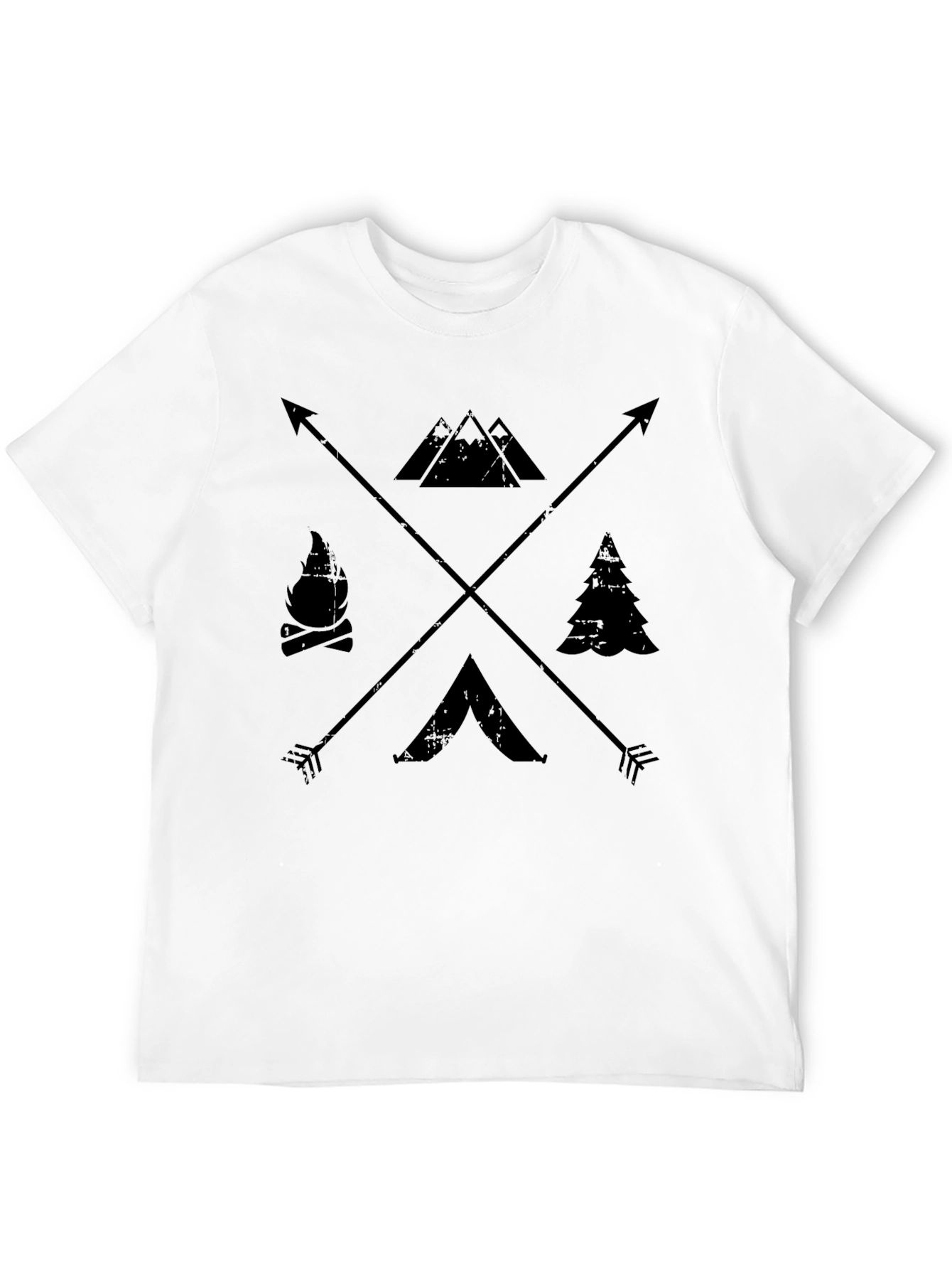 Outdoor Adventure Graphic T-Shirt Camping Nature