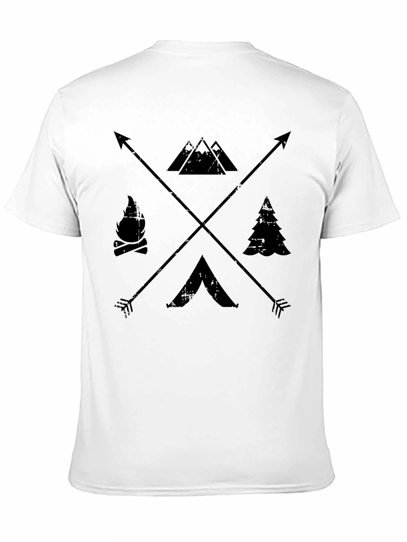Outdoor Adventure Graphic T-Shirt Camping Nature
