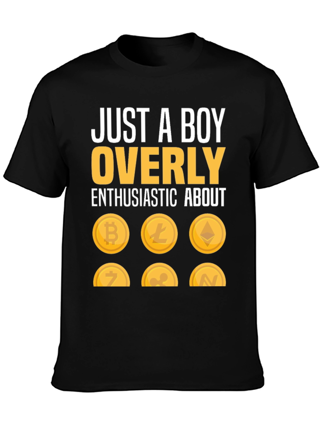 Crypto Enthusiast Boy T-Shirt