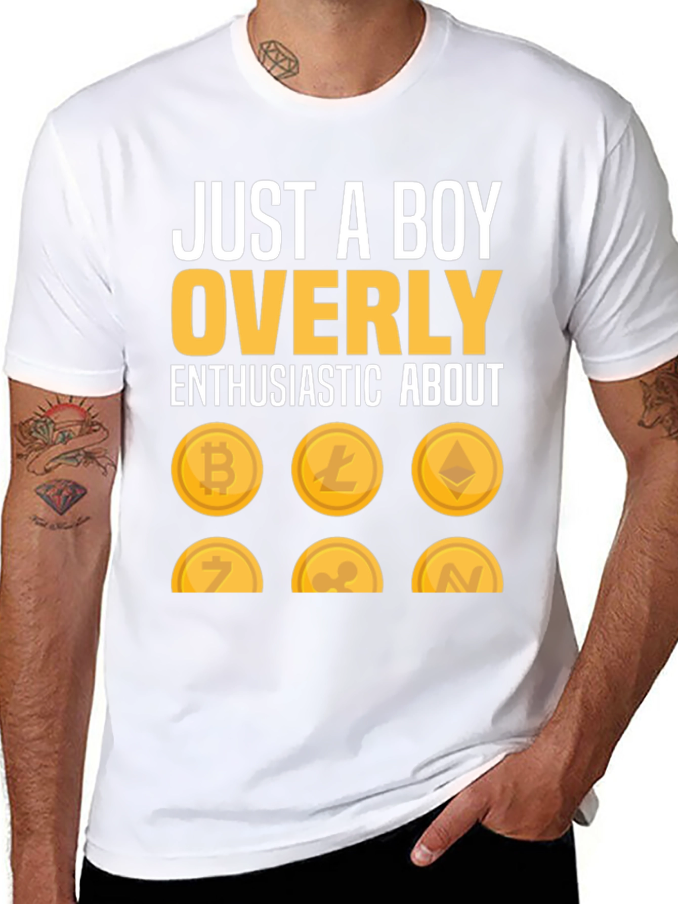 Crypto Enthusiast Boy T-Shirt
