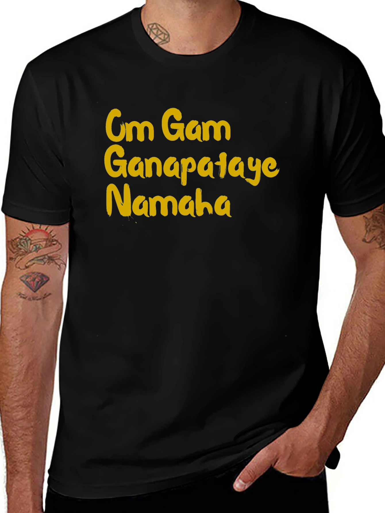 Om Gam Ganapataye Namaha Graphic Tee