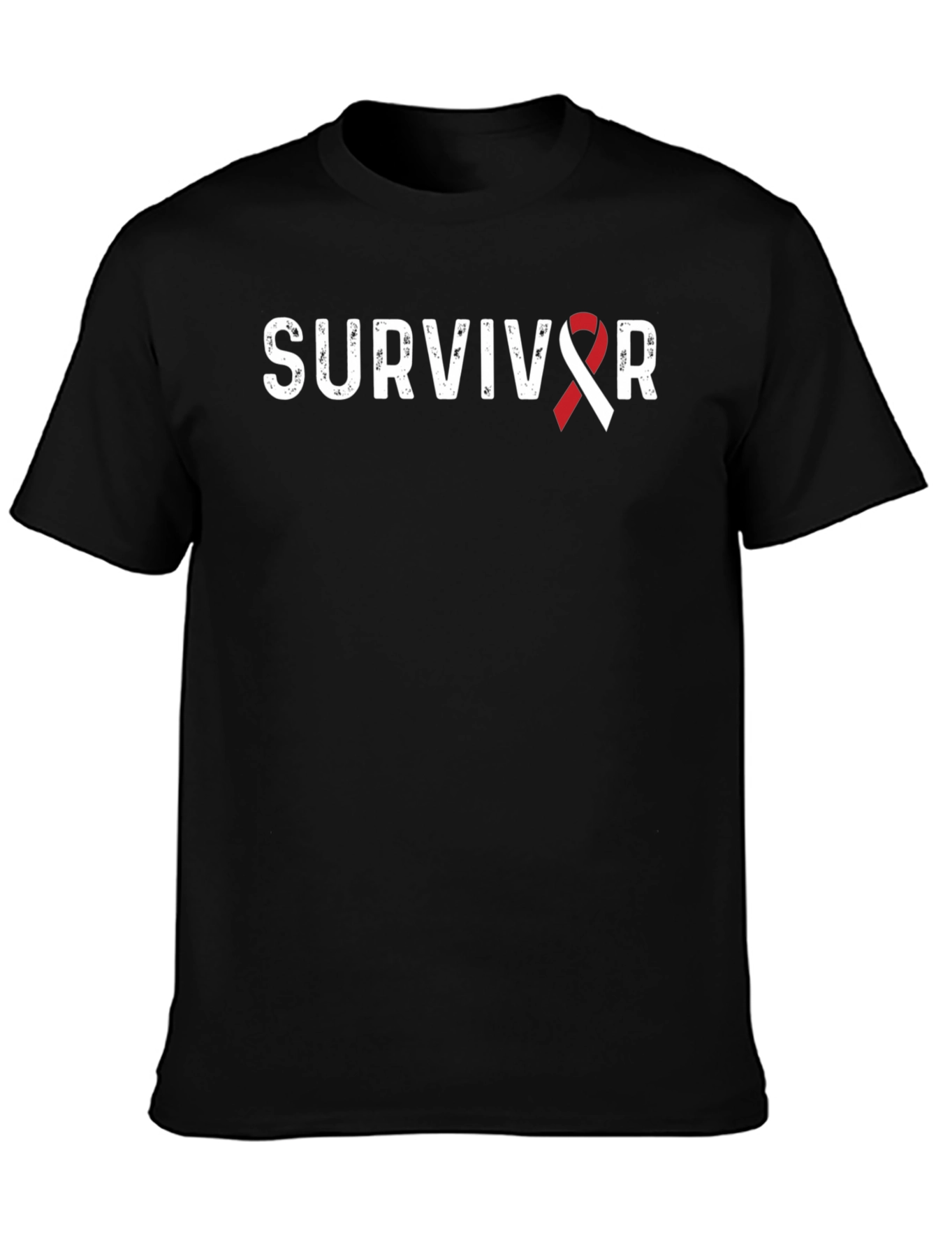 Survivor Awareness Ribbon Graphic T-Shirt
