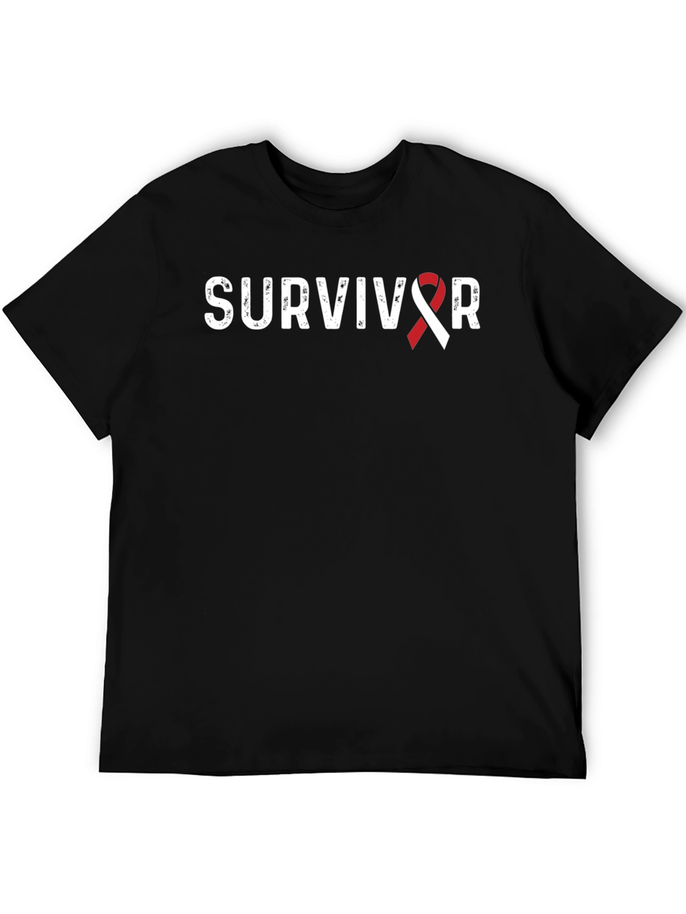 Survivor Awareness Ribbon Graphic T-Shirt