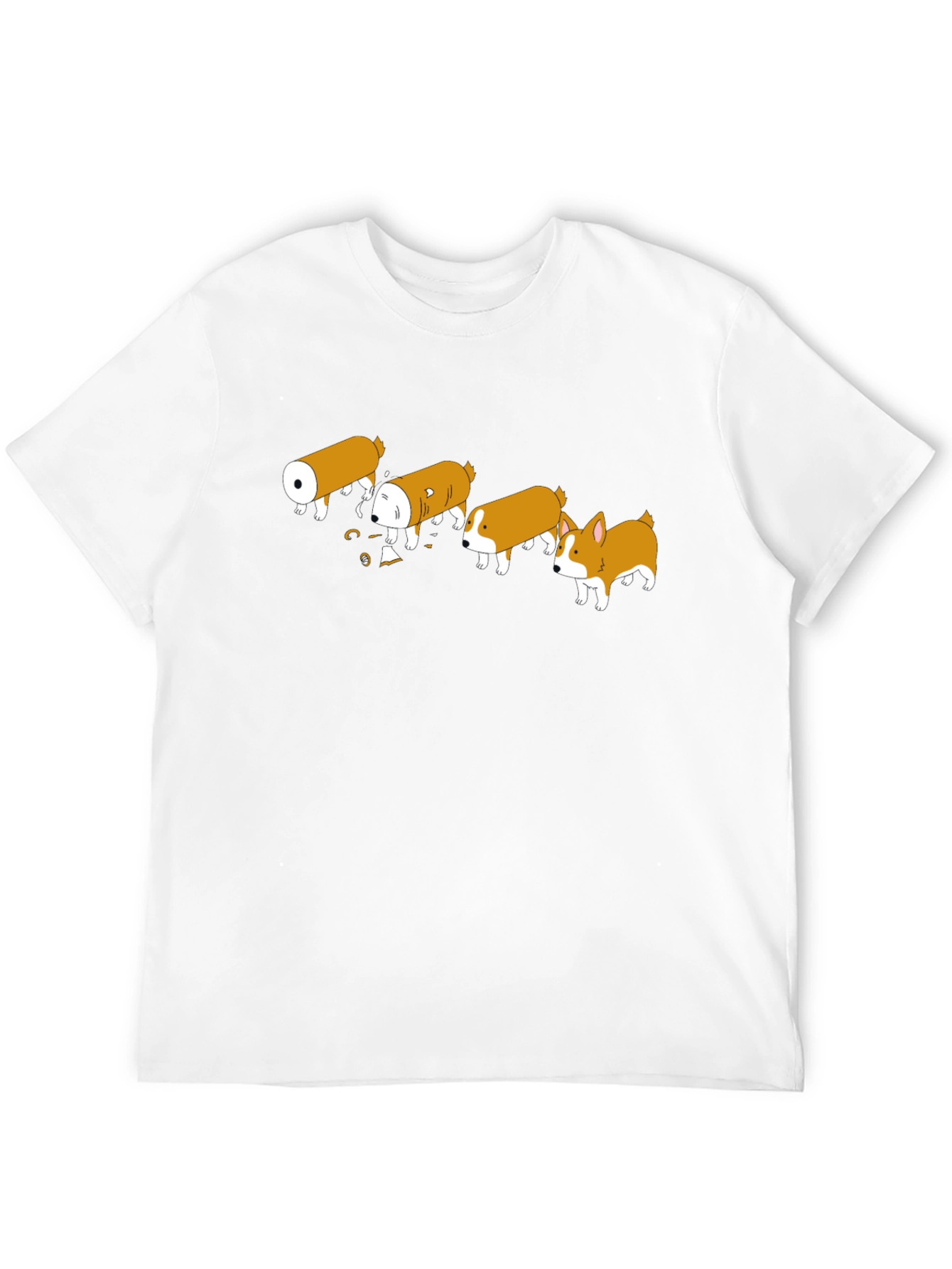 Corgi Sausage Evolution Funny T-Shirt