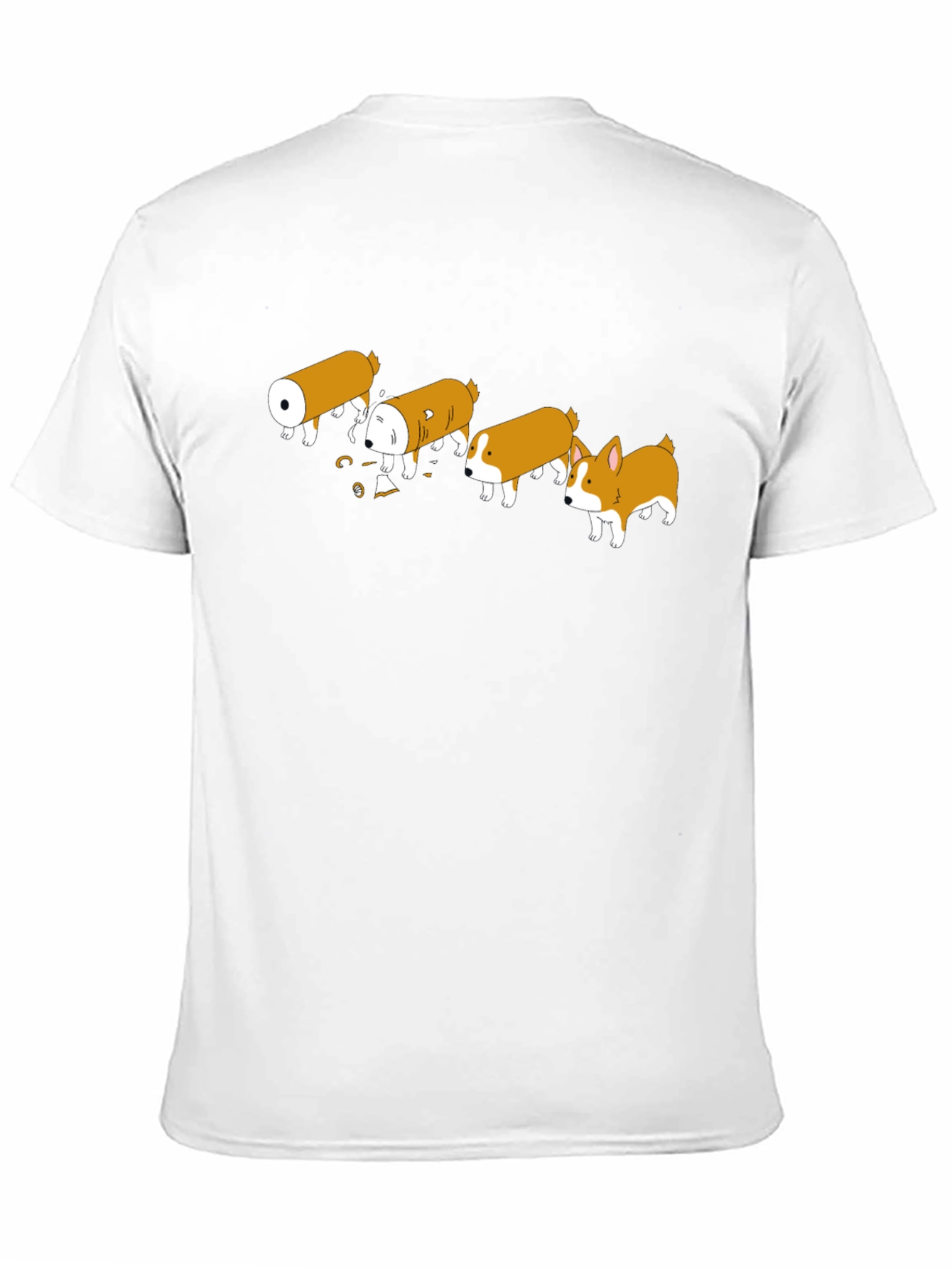 Corgi Sausage Evolution Funny T-Shirt