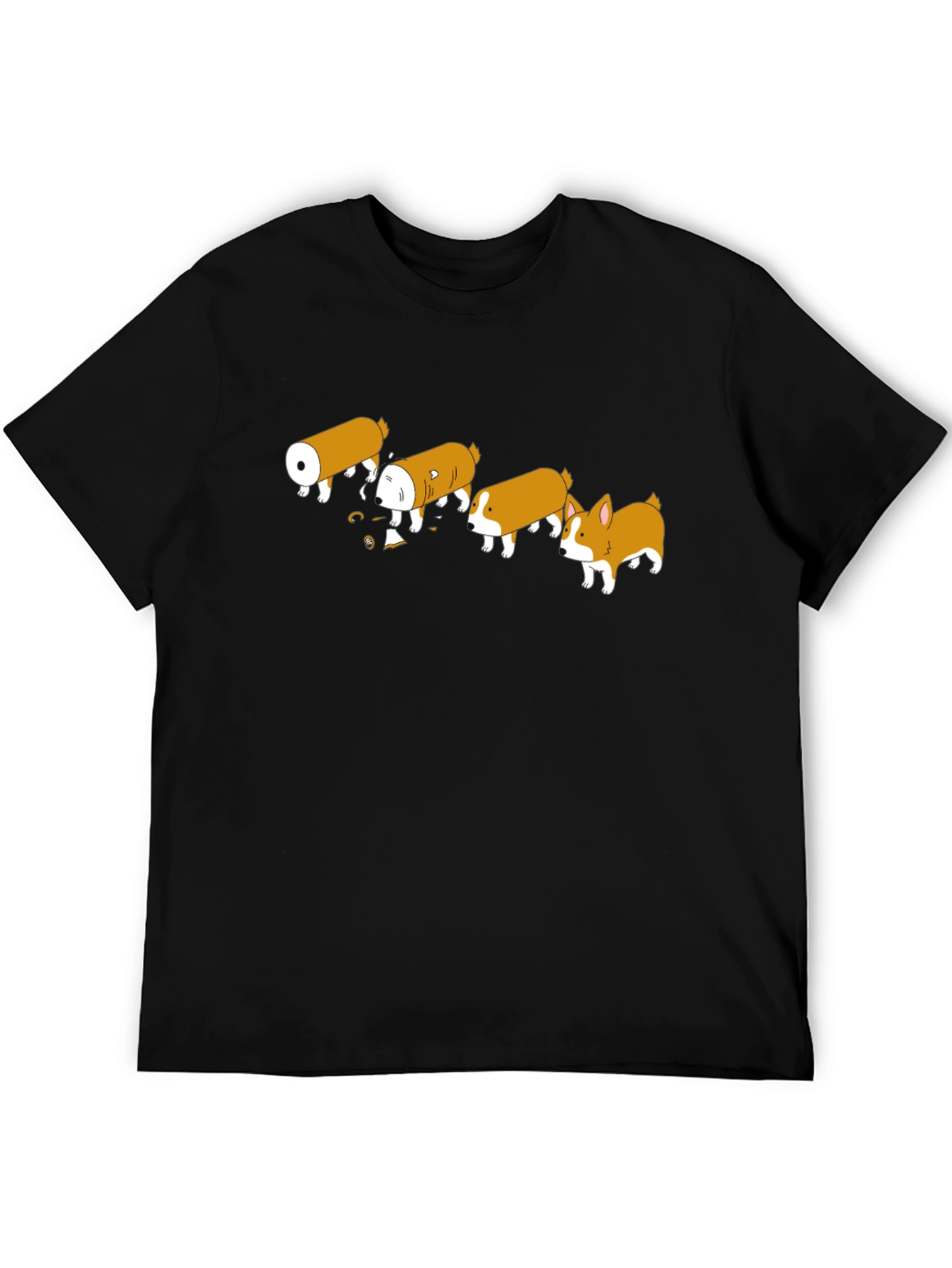 Corgi Sausage Evolution Funny T-Shirt
