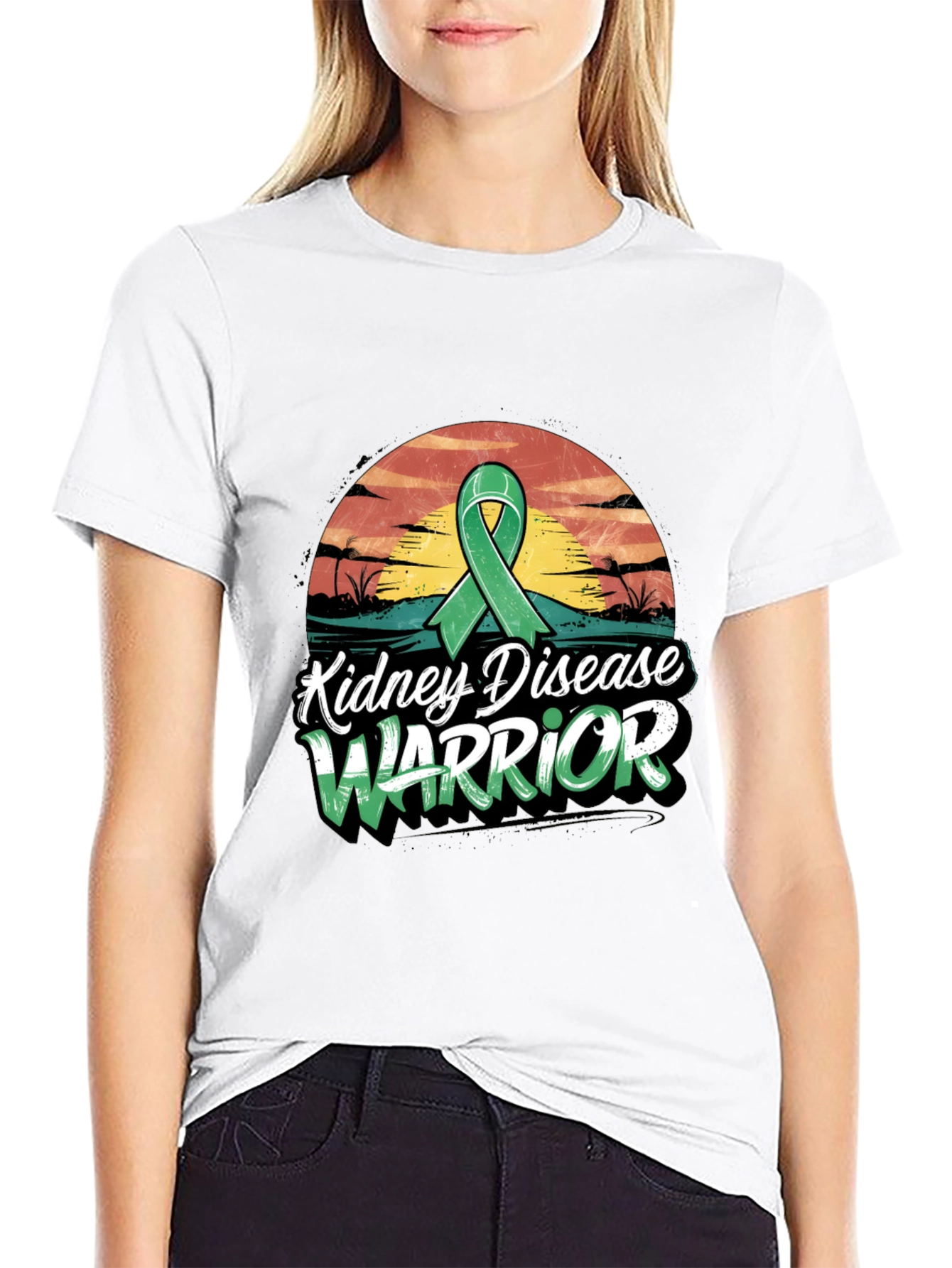 Kidney Disease Warrior Ribbon T-Shirt