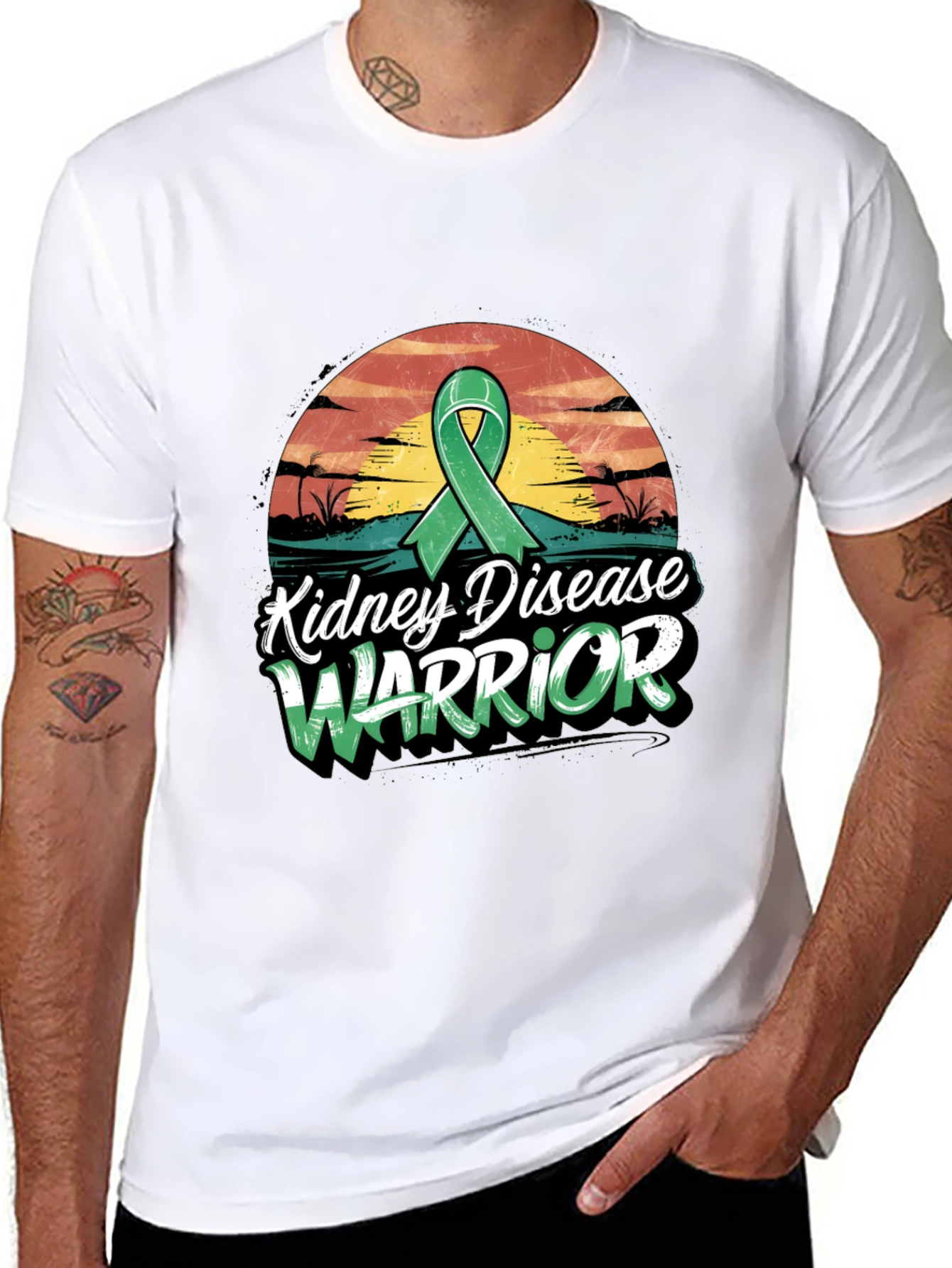 Kidney Disease Warrior Ribbon T-Shirt