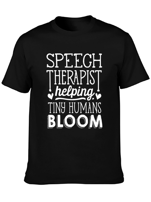 Speech Therapist Helping Tiny Humans Bloom T-Shirt