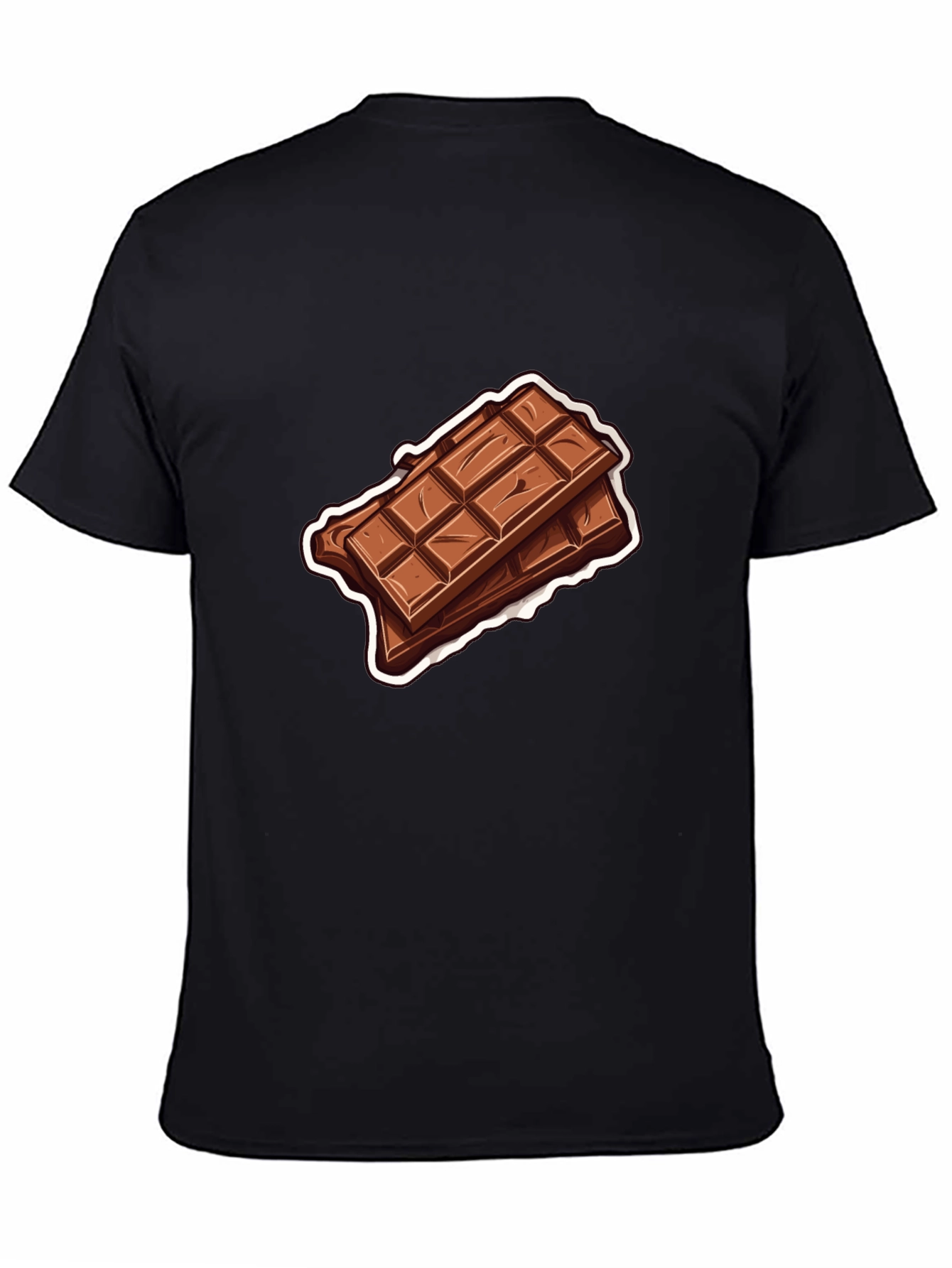 Chocolate Bar Graphic Tee - Black