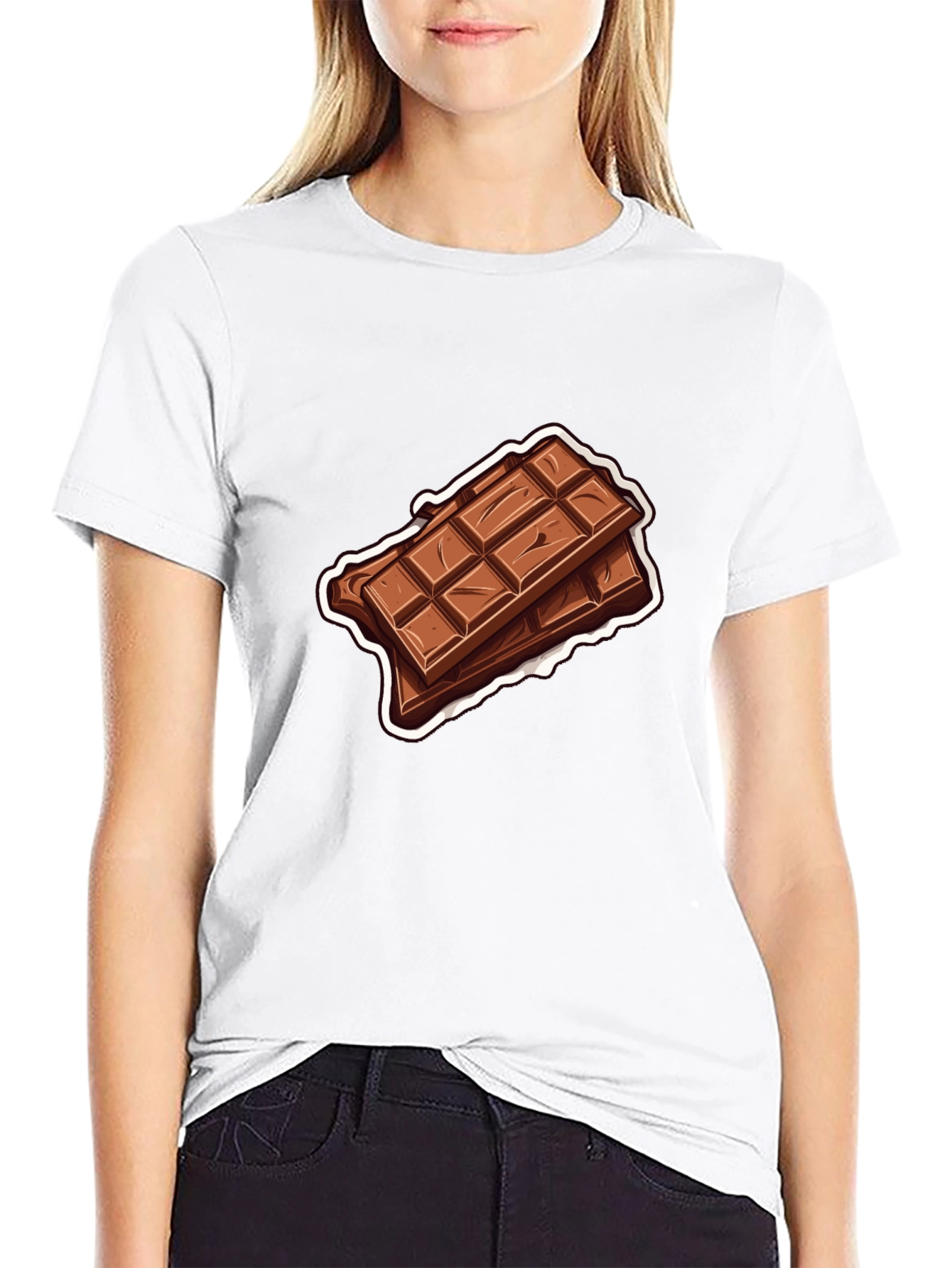 Chocolate Bar Graphic Tee - Black