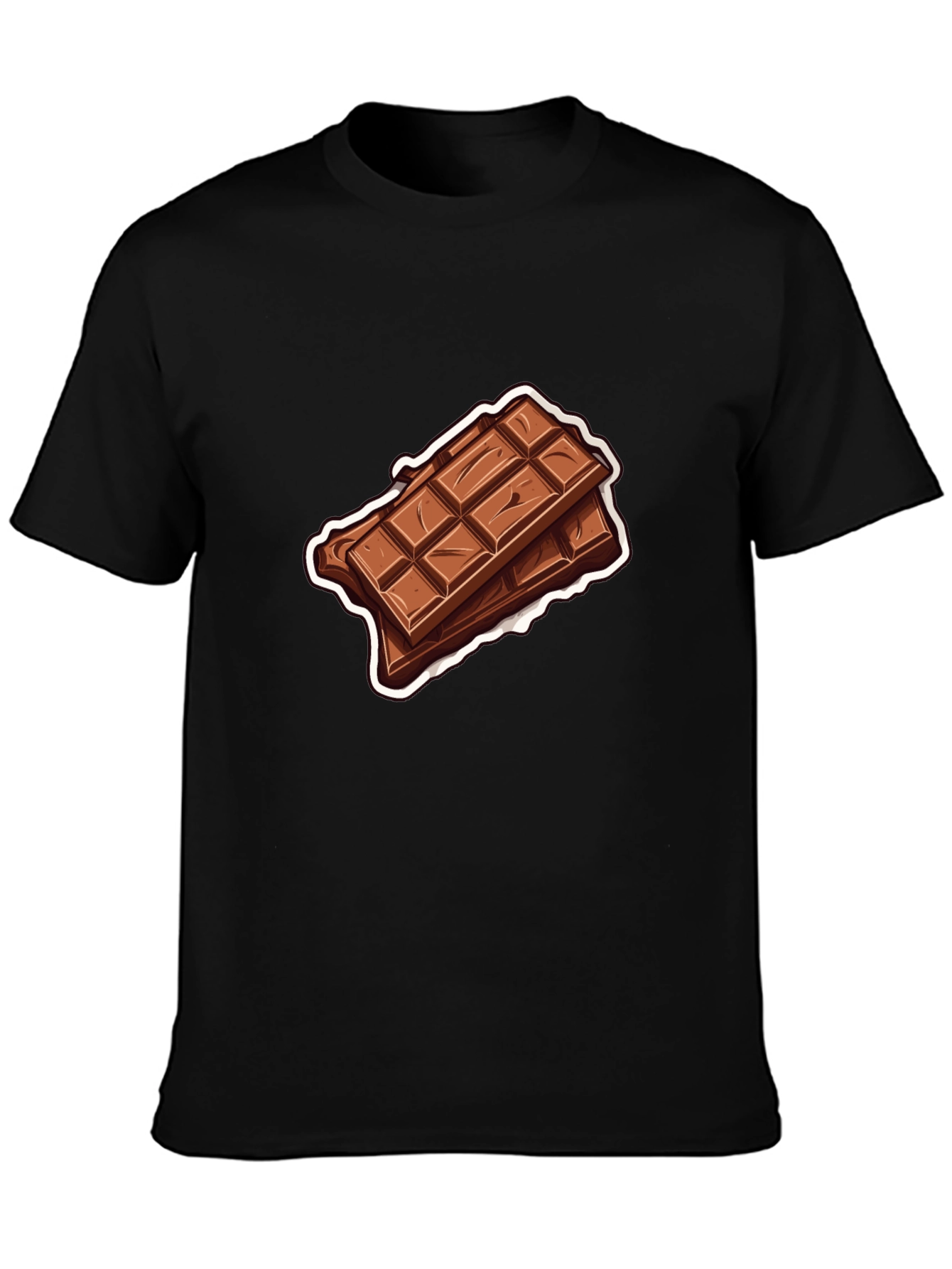 Chocolate Bar Graphic Tee - Black