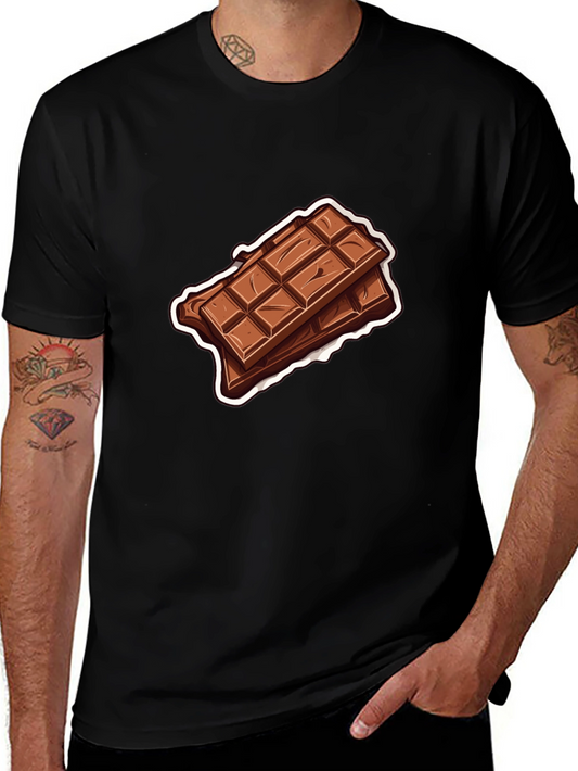 Chocolate Bar Graphic Tee - Black