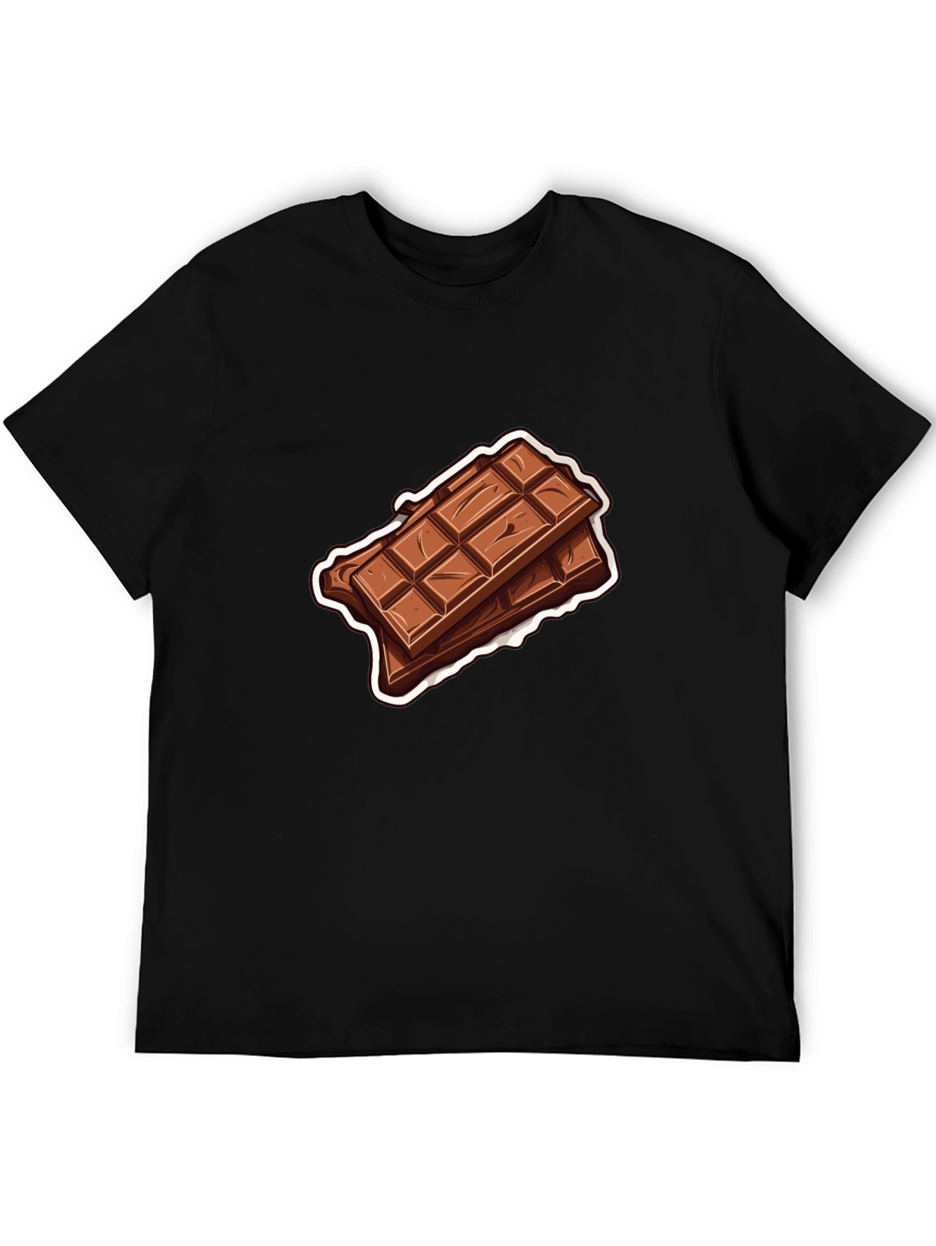 Chocolate Bar Graphic Tee - Black