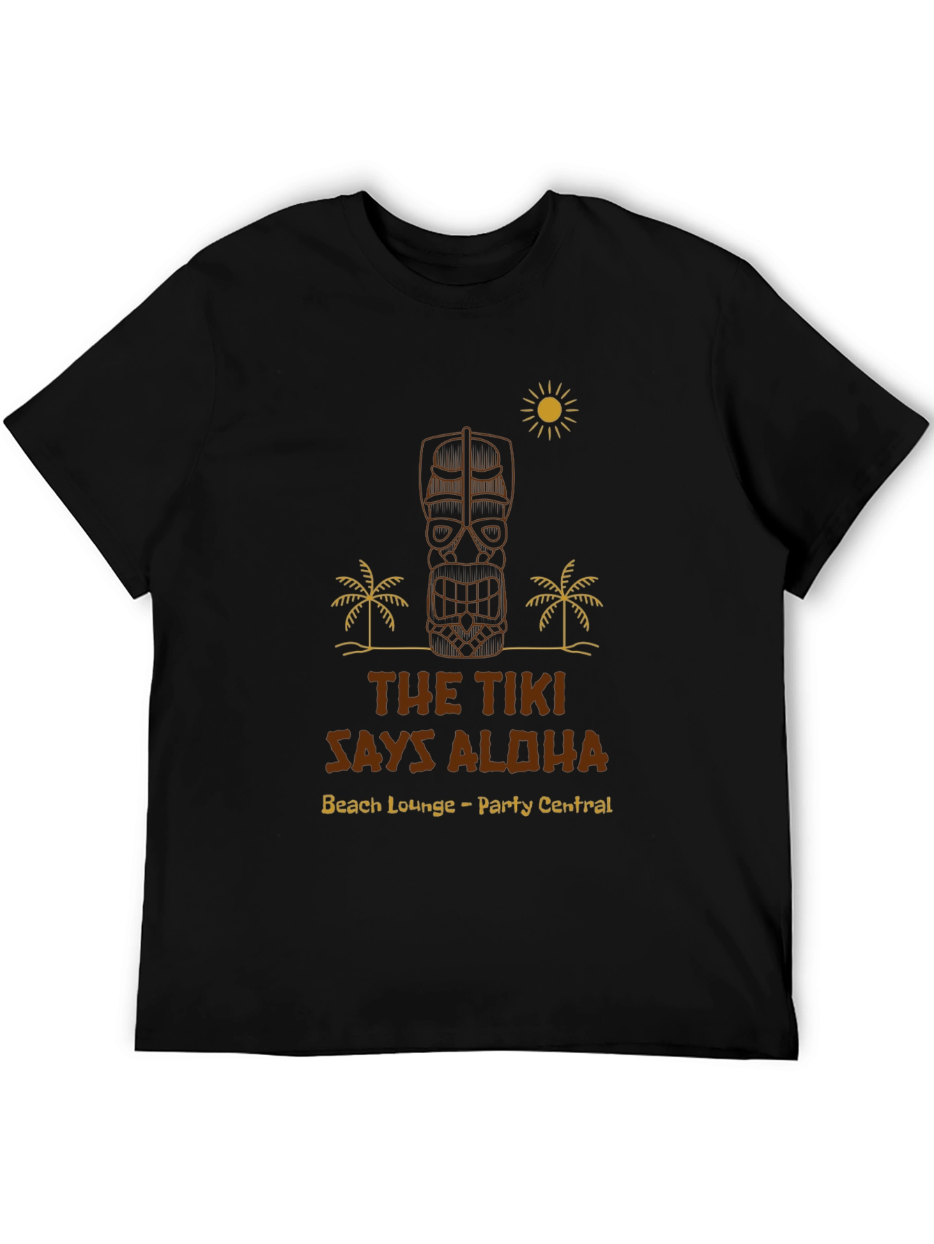 The Tiki Says Aloha Graphic T-Shirt