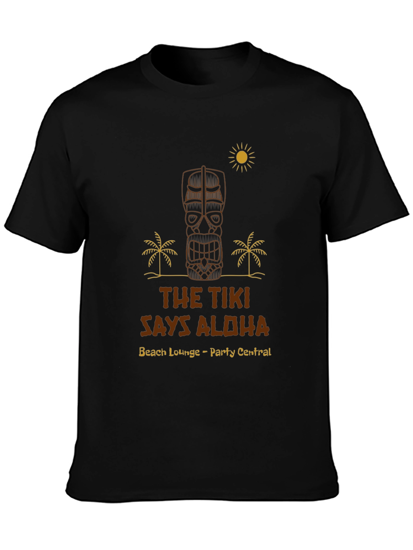 The Tiki Says Aloha Graphic T-Shirt