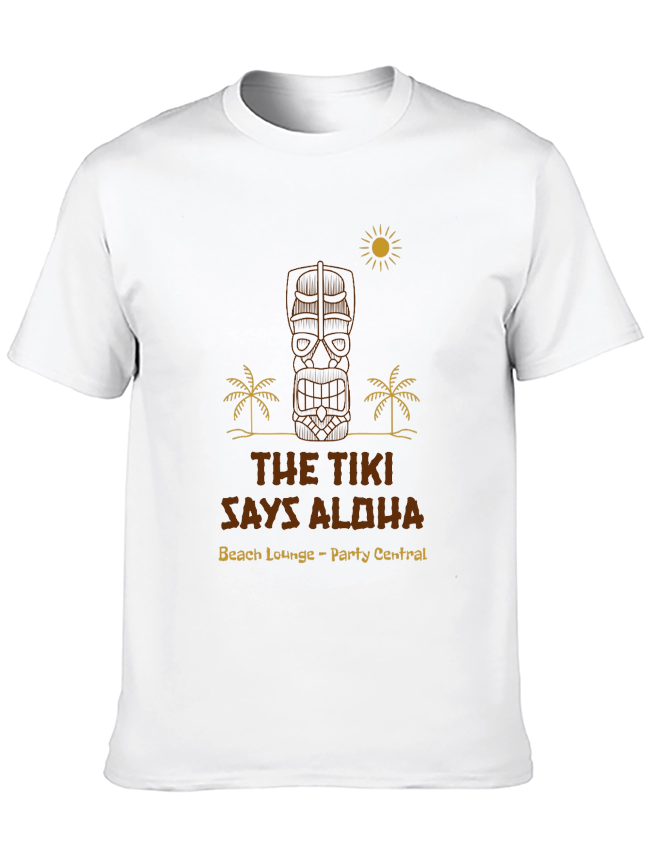The Tiki Says Aloha Graphic T-Shirt
