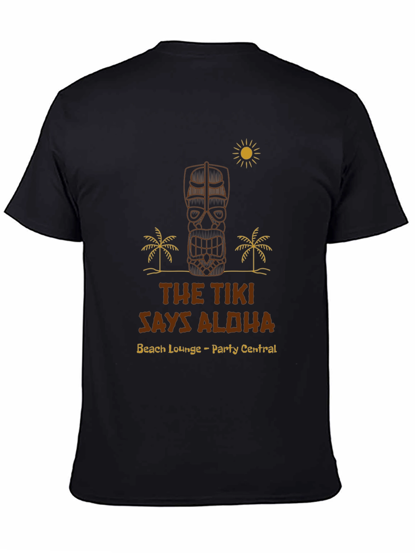 The Tiki Says Aloha Graphic T-Shirt