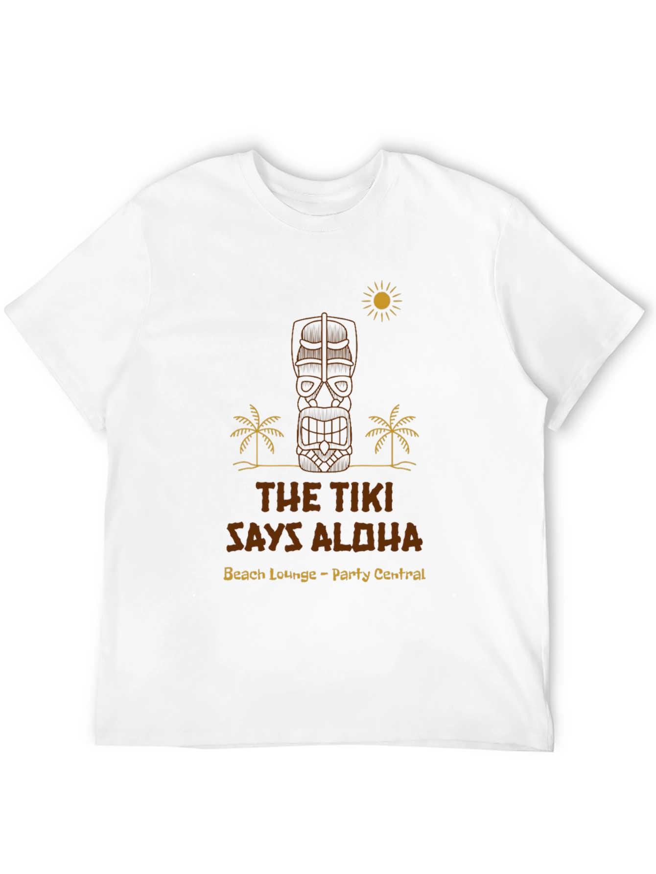 The Tiki Says Aloha Graphic T-Shirt